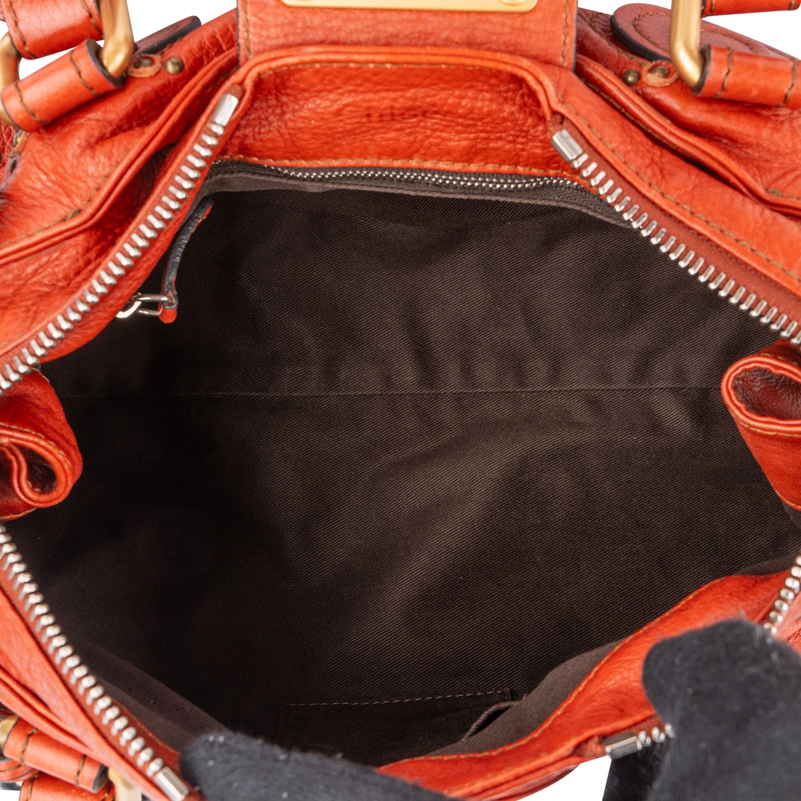 Skórzana torebka typu satchel Chloé w stylu Paddington
