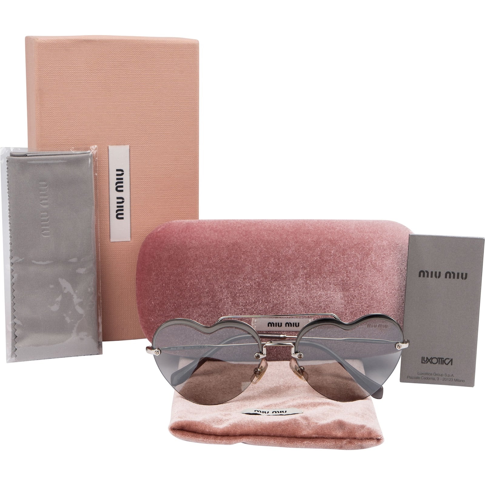 Miu Miu – Heart-Shaped SMU62U Sonnenbrille