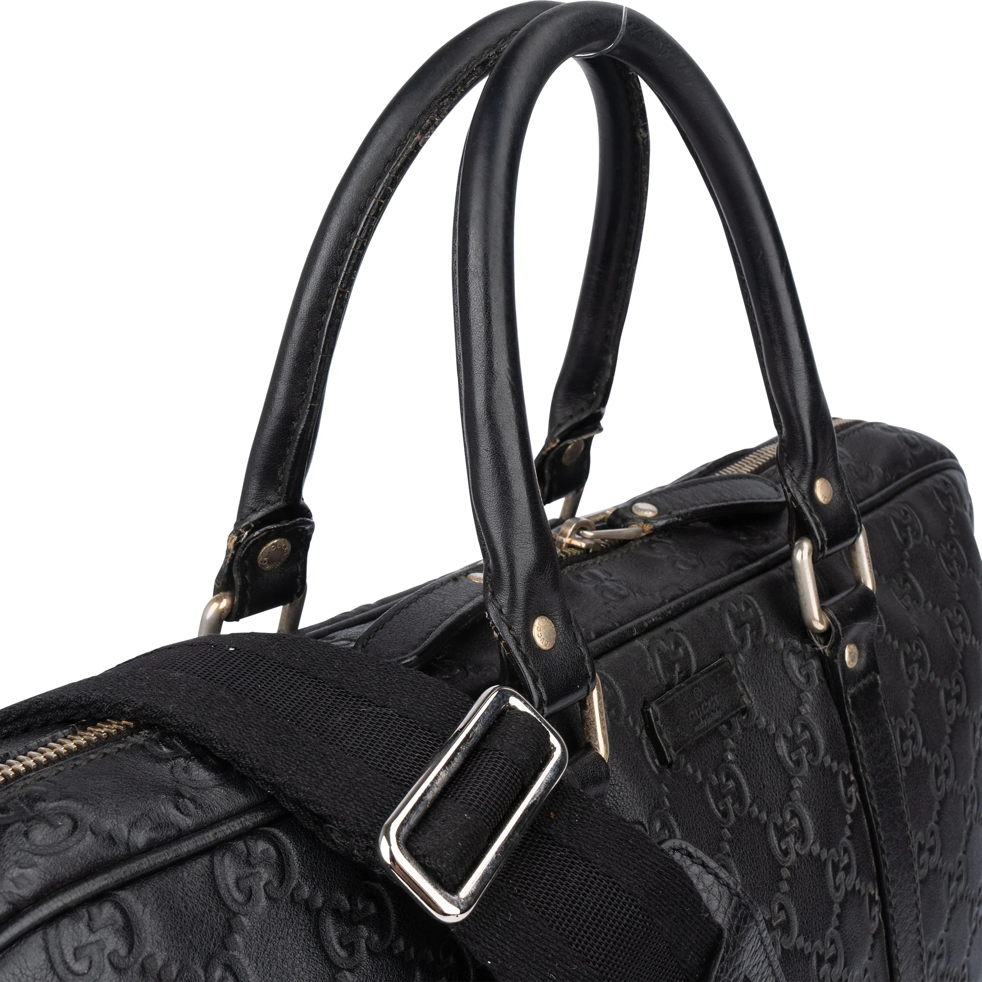 Gucci Leather GG Monogram Business Tasche