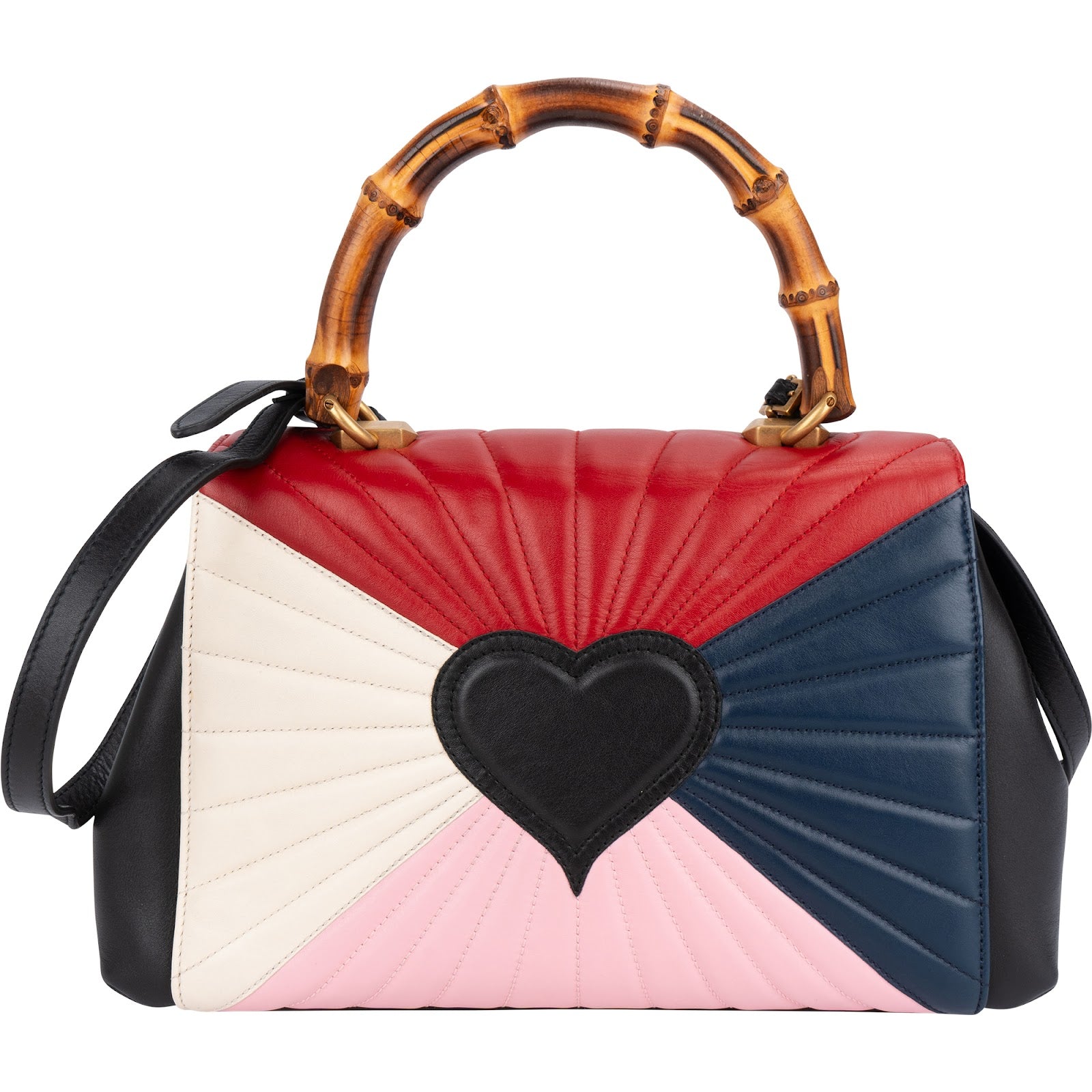 Gucci Multicolor Quilted Leather Queen Margaret Handbag