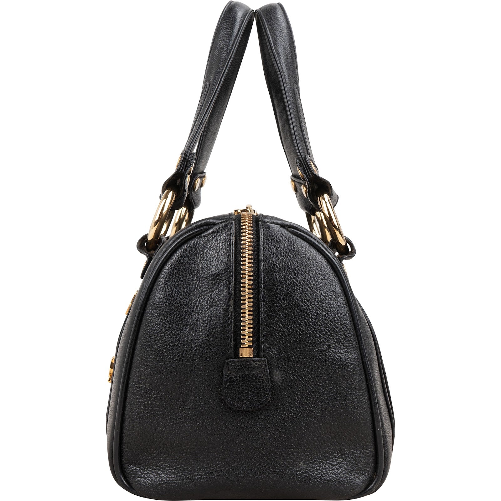 MCM - Visetos Studded Boston Bag