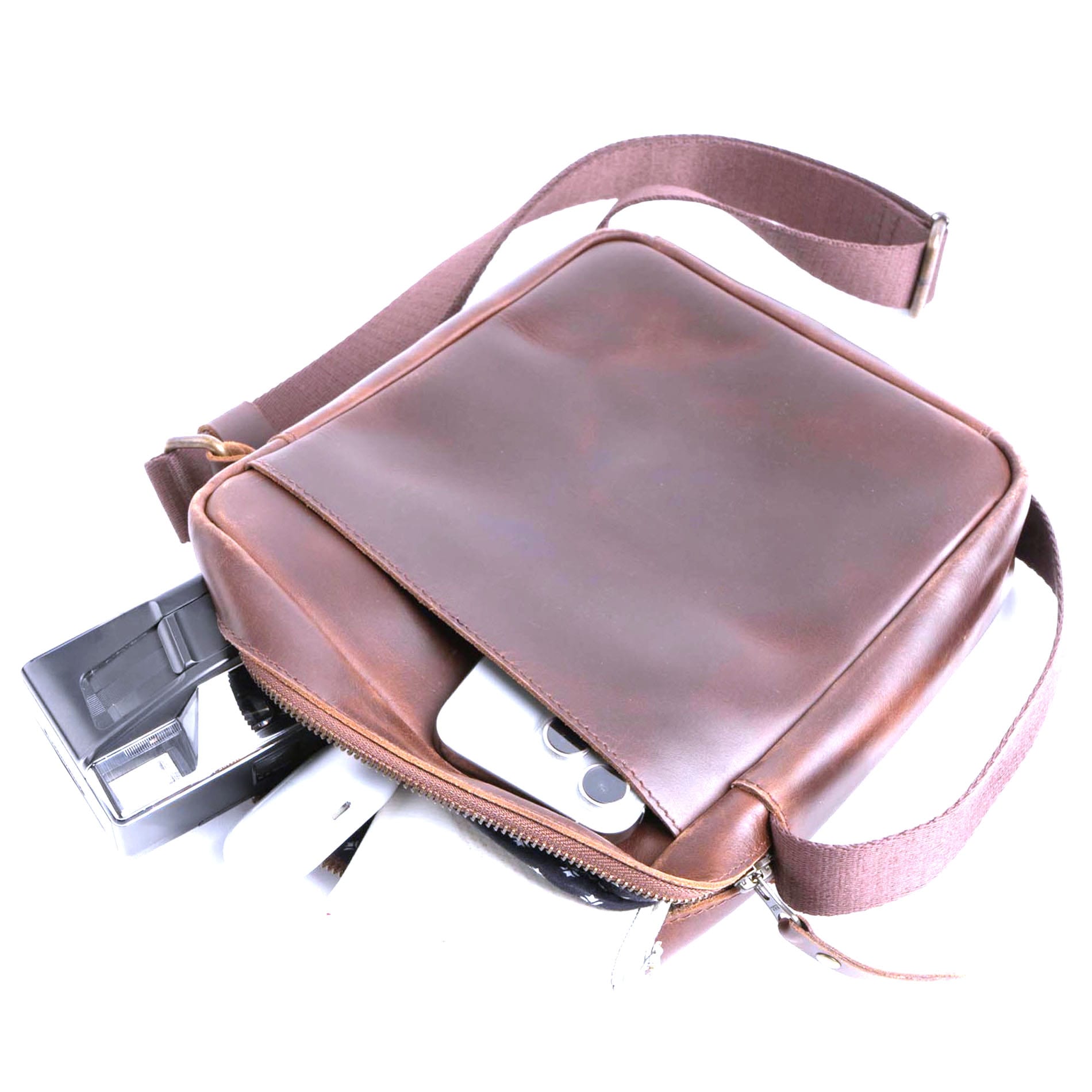 Crossbody Bag  - BROWN/Blue