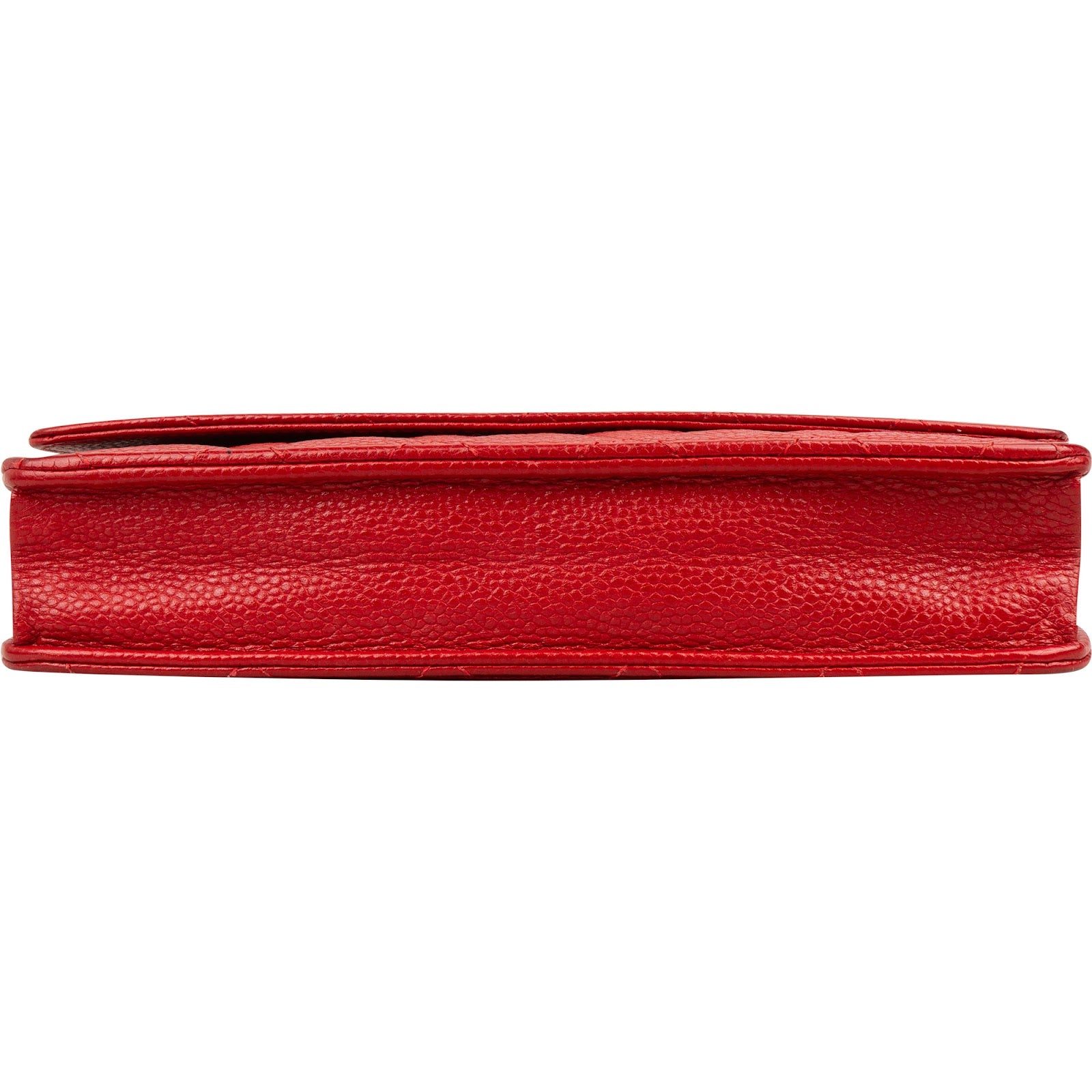 Chanel Quilted Caviar Leather Wallet On Chain Crossbody Bag