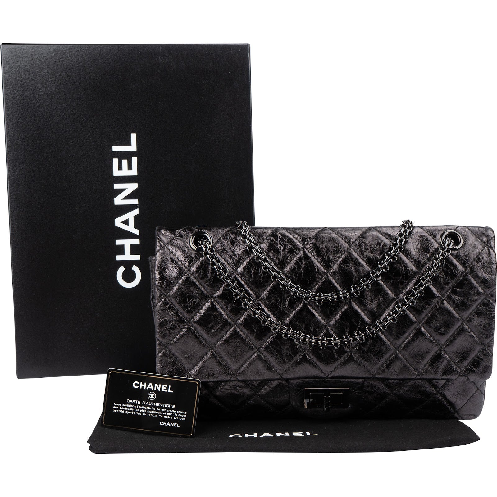 Chanel - 2.55 Reissue Jumbo Double Flap Schultertasche