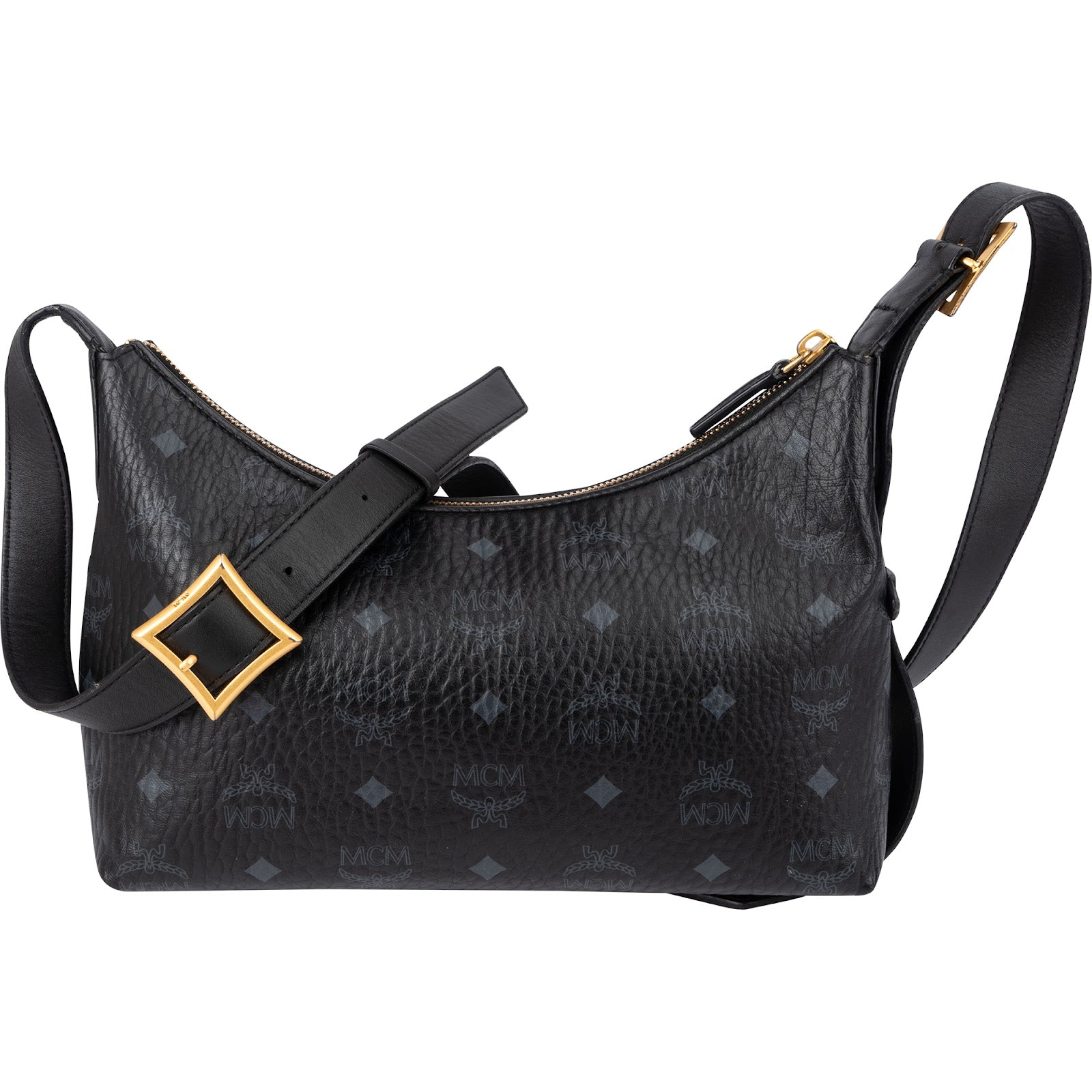 MCM - Aren Crescent Crossbody Bag