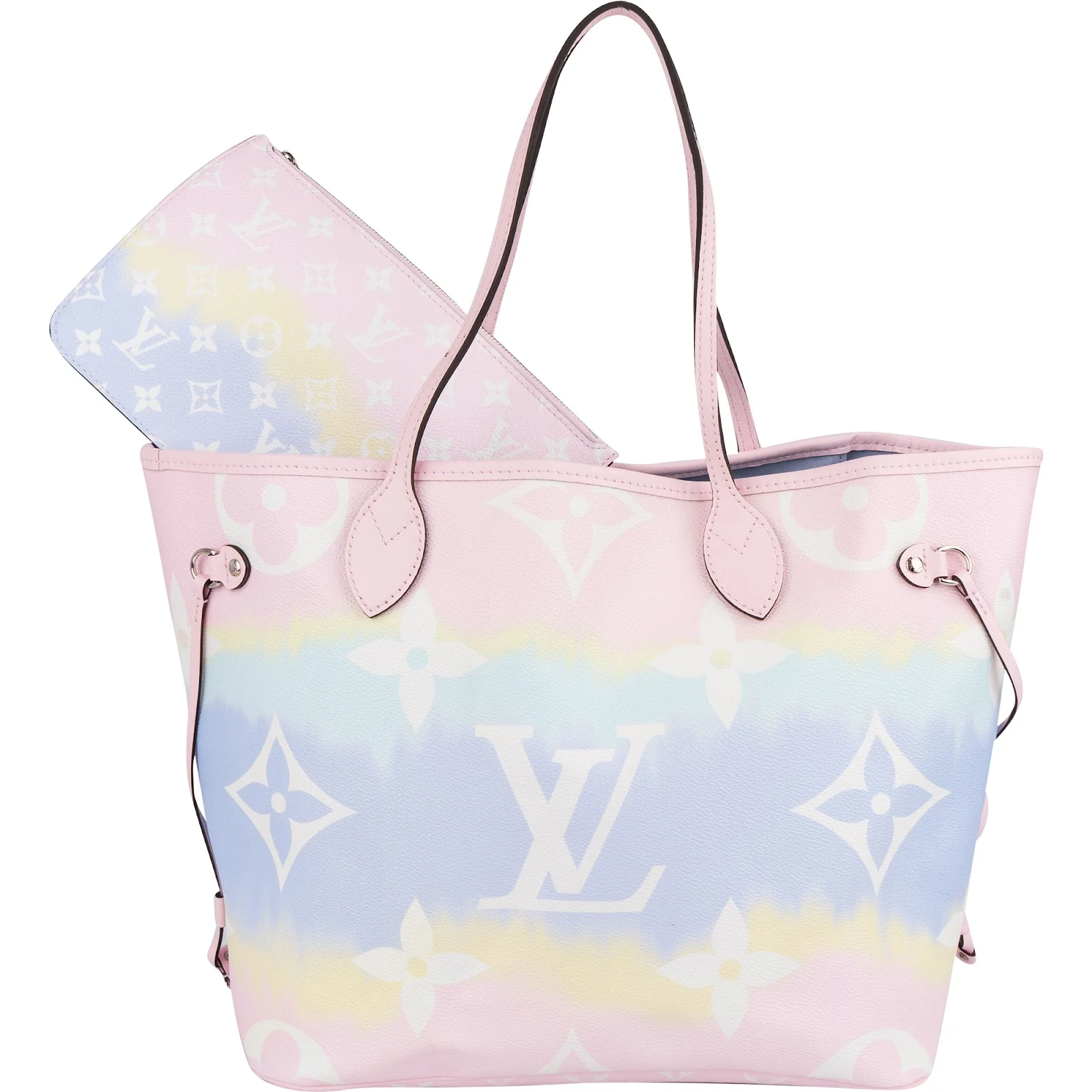 Louis Vuitton Monogram Giant Escale Neverfull MM Shoulder Bag