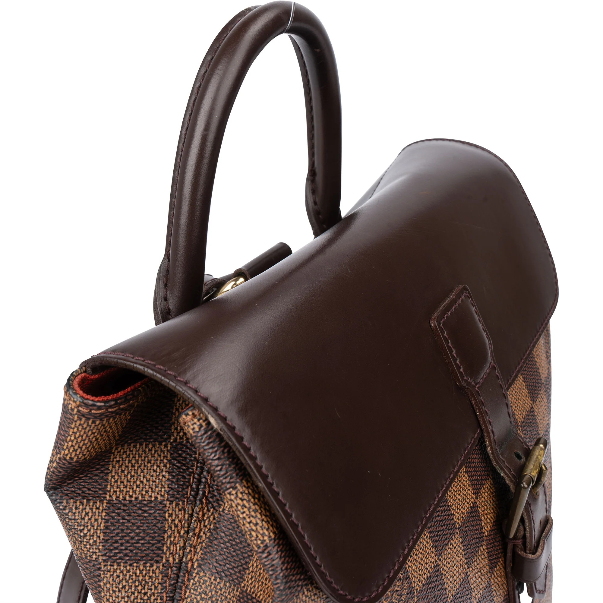 Louis Vuitton Damier Ebene Monogram Soho Rucksack