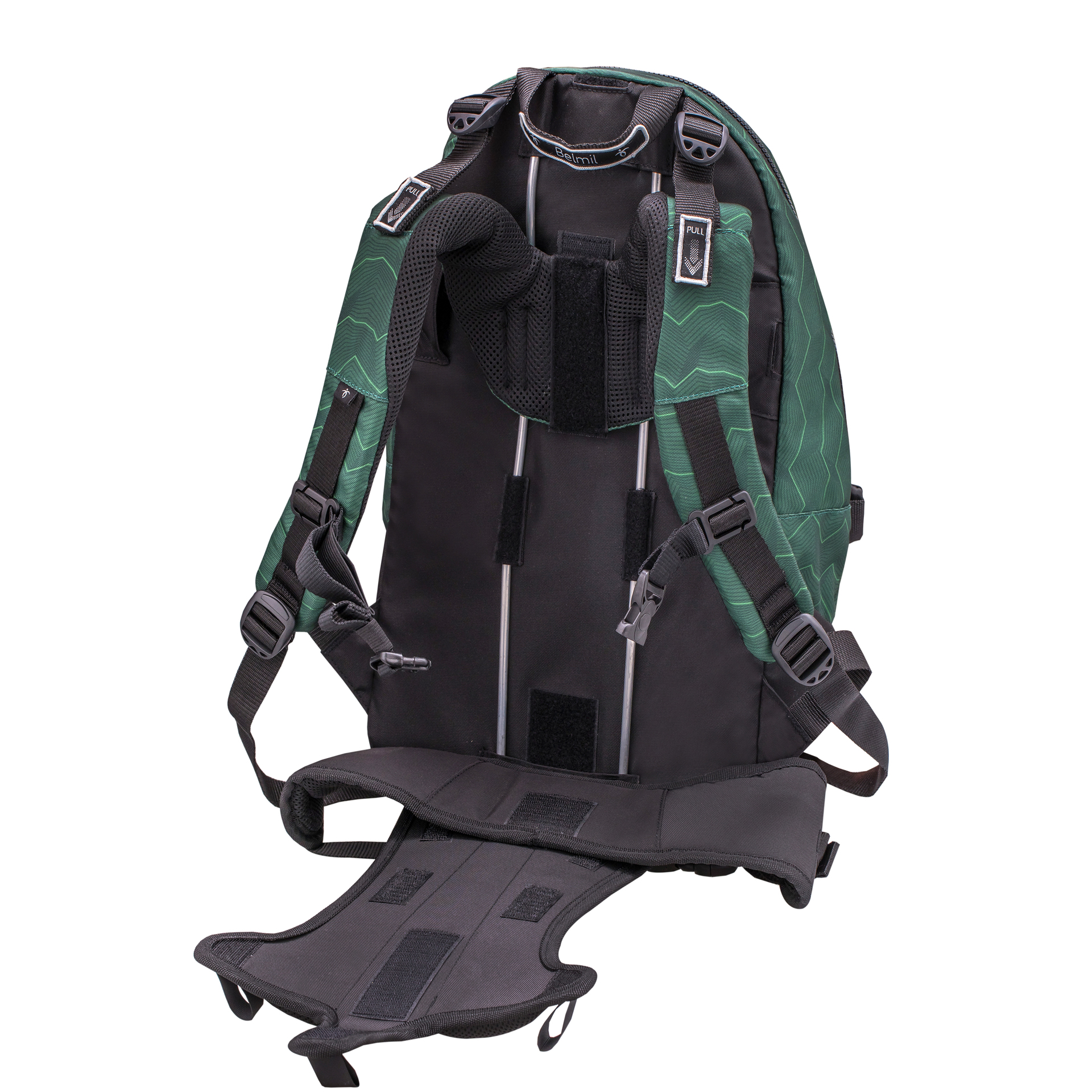 2-IN-1 Schultasche & Gürteltasche 2-teilig - Twist of Lime