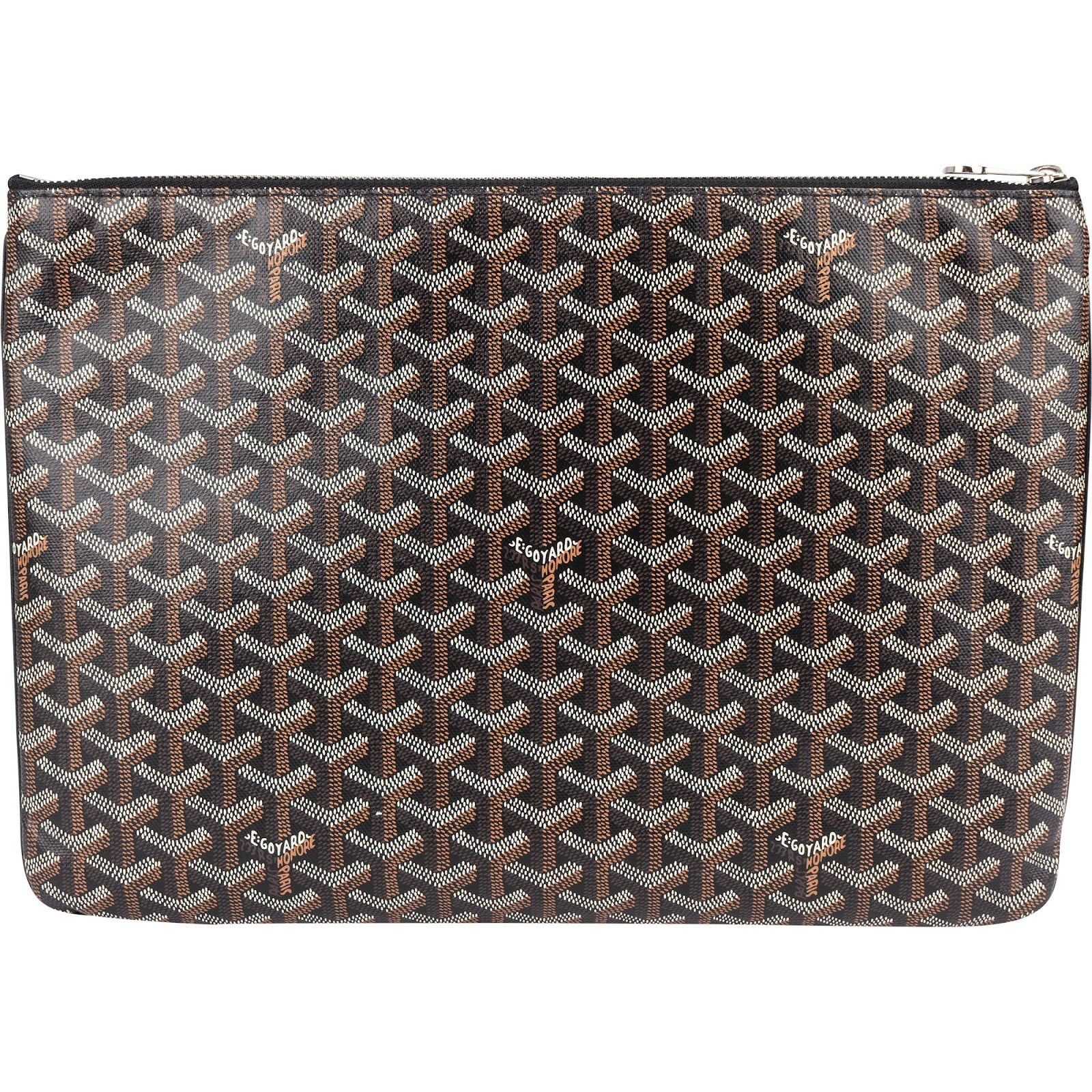 Goyard Monogram Goyardine Canvas Senat MM Clutch