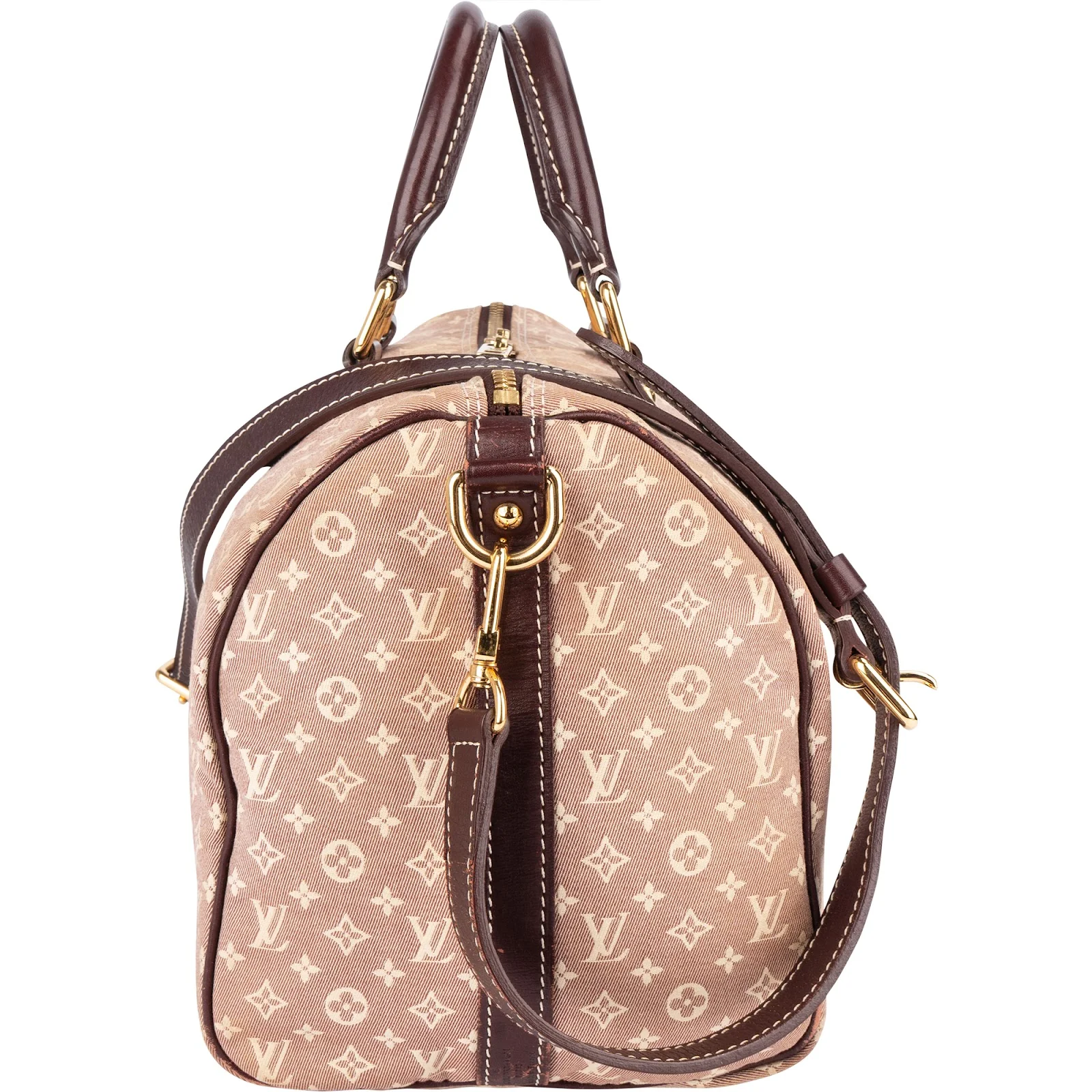 Louis Vuitton Monogram Mini Lin Speedy 30 Bandoulière Boston Bag