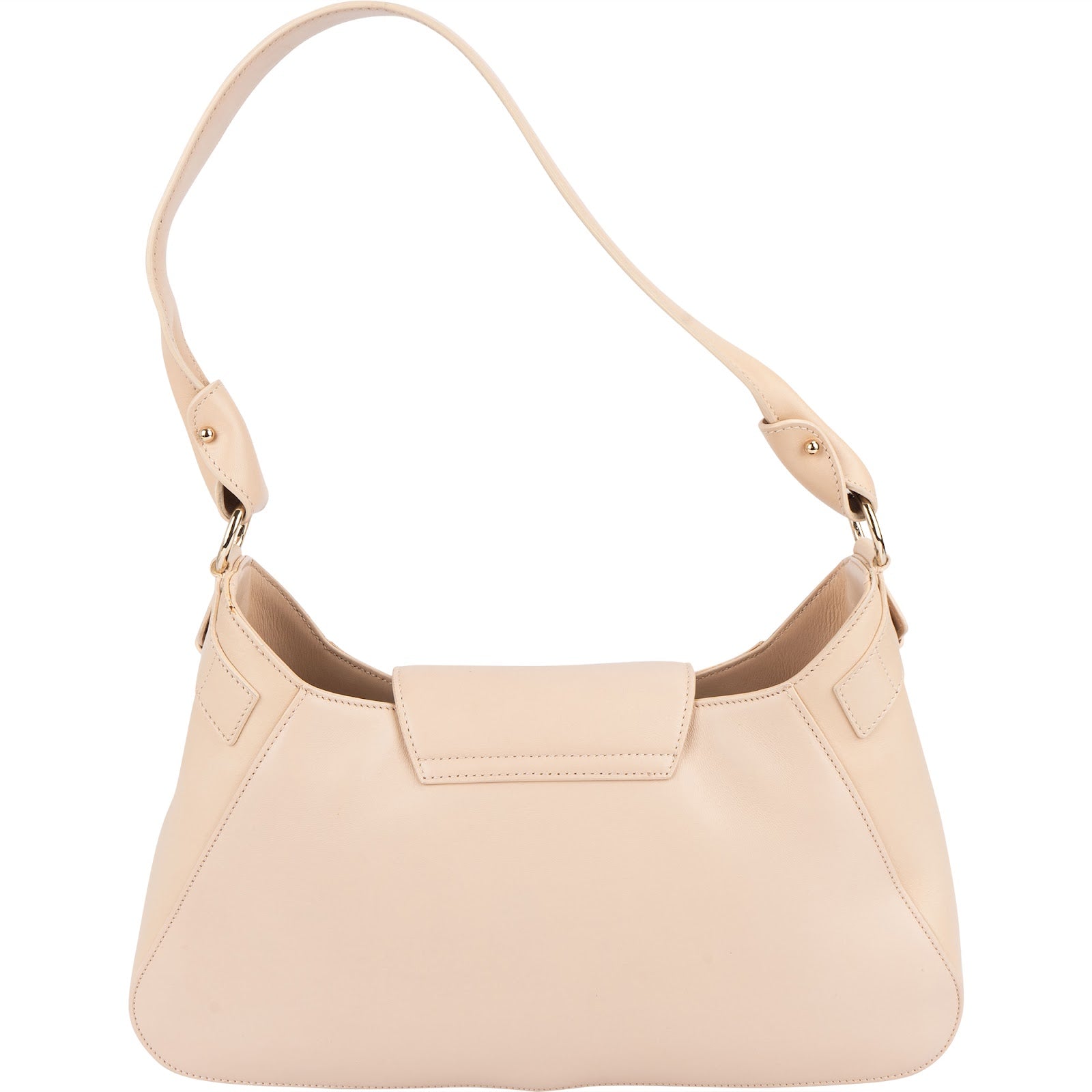 Salvatore Ferragamo Leather Gancini Buckle Shoulder Bag