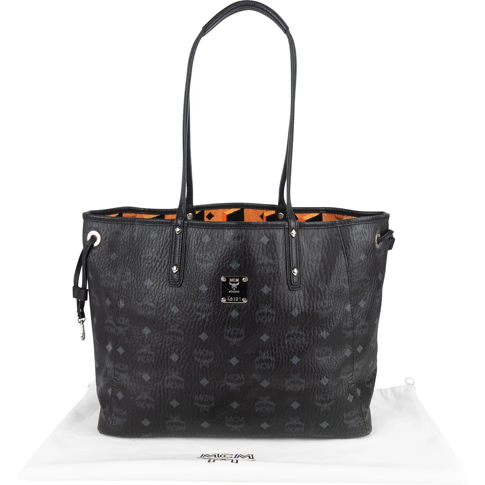MCM Monogram Visetos Reversible Liz Shopper Shoulder Bag