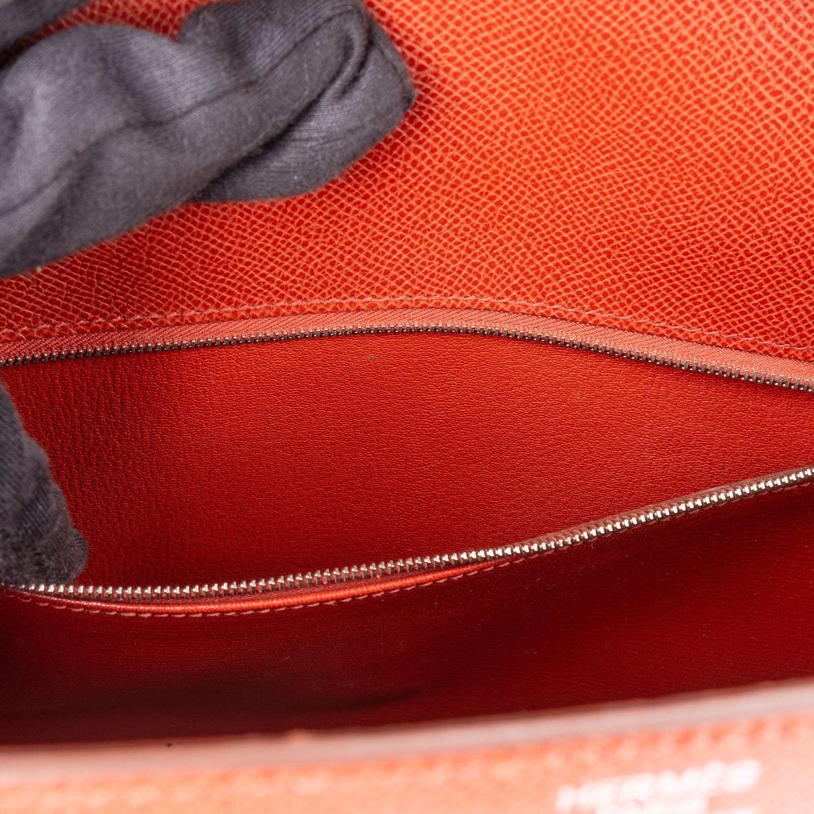 Hermès Epsom Leather Kelly Palladium 35 Sellier Handbag