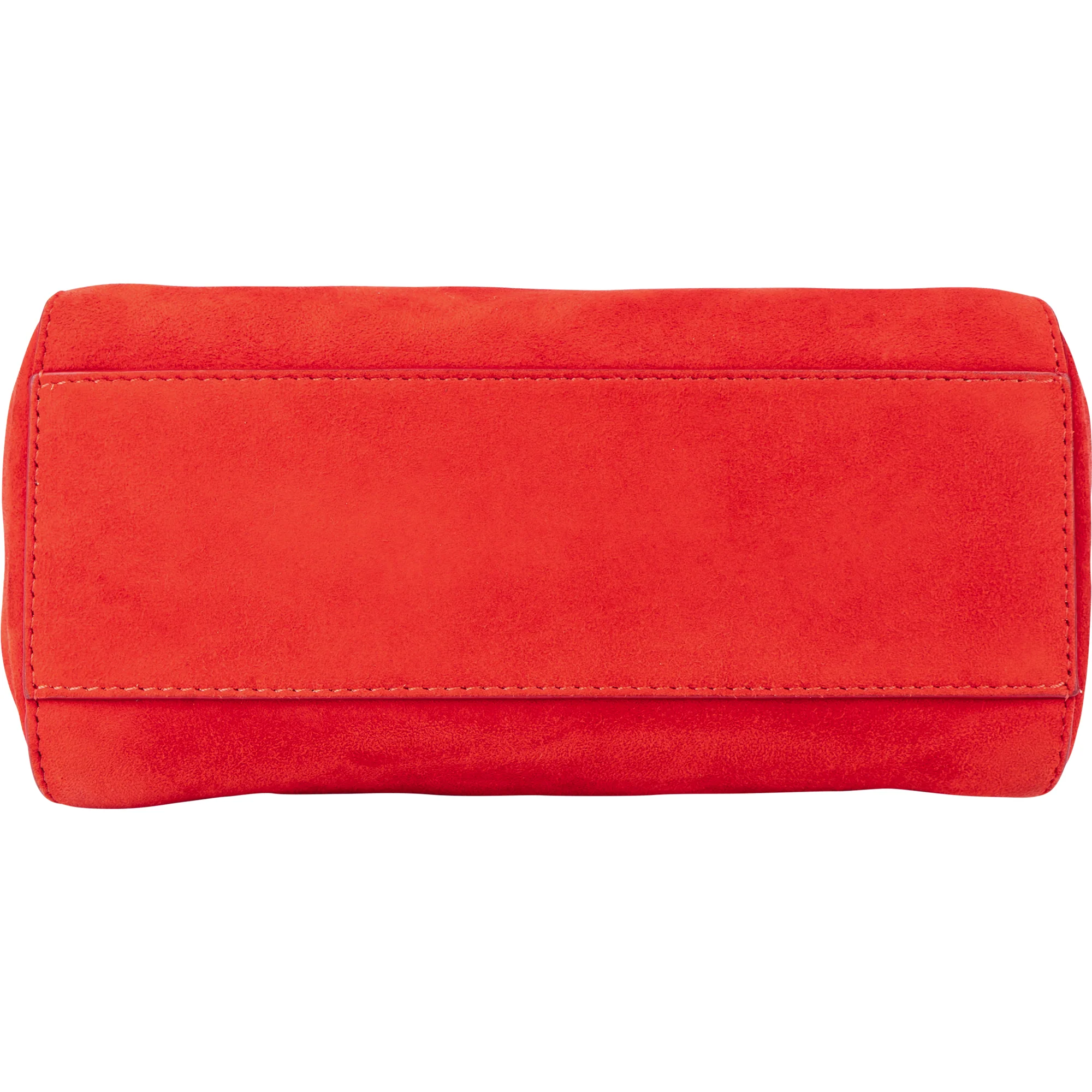Fendi Red Suede Peekaboo Handbag