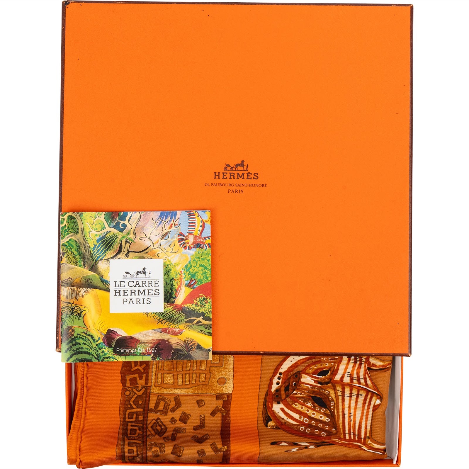 Hermès - Les Masques Silk 90 Scarf