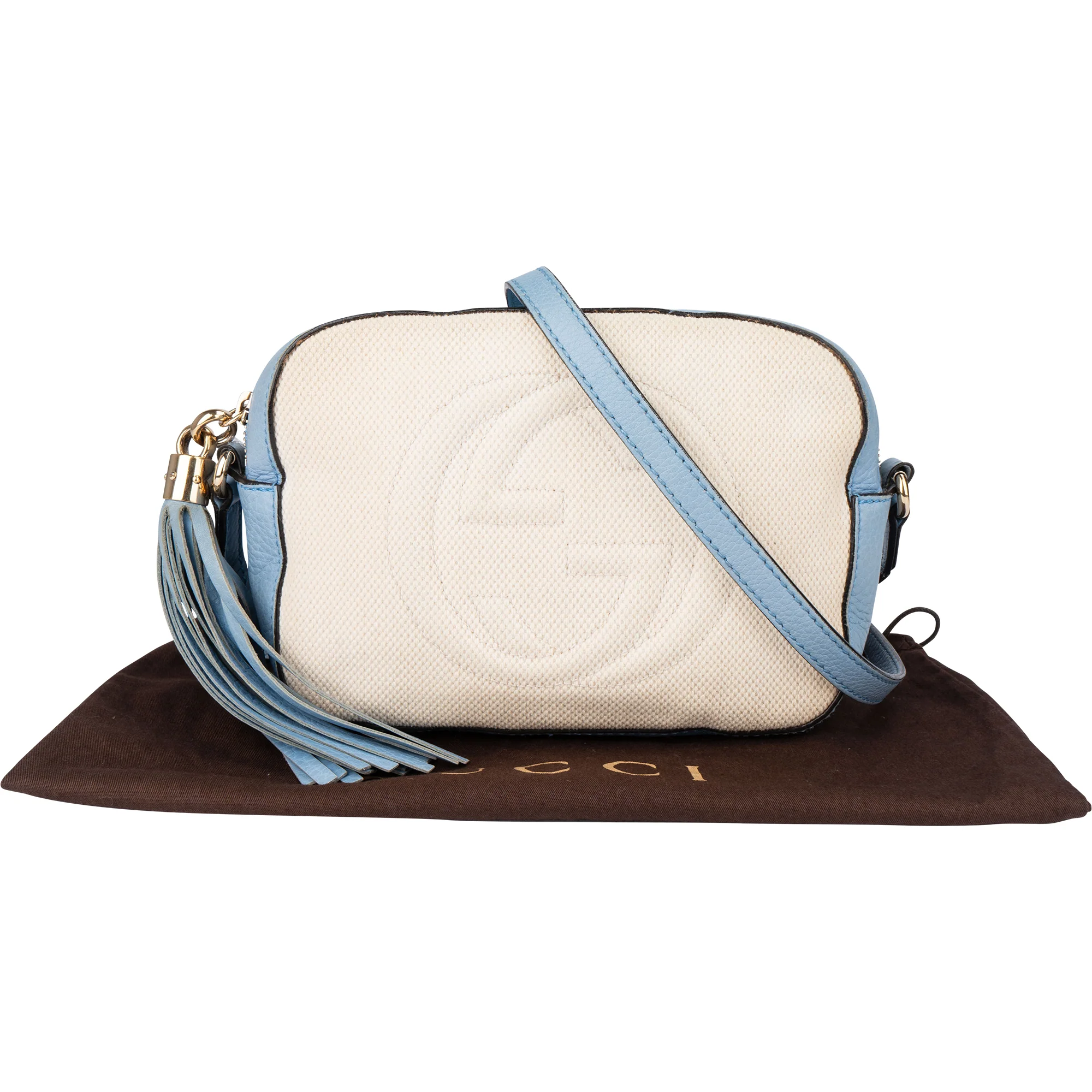 Gucci Bicolor GG Soho Crossbody Bag