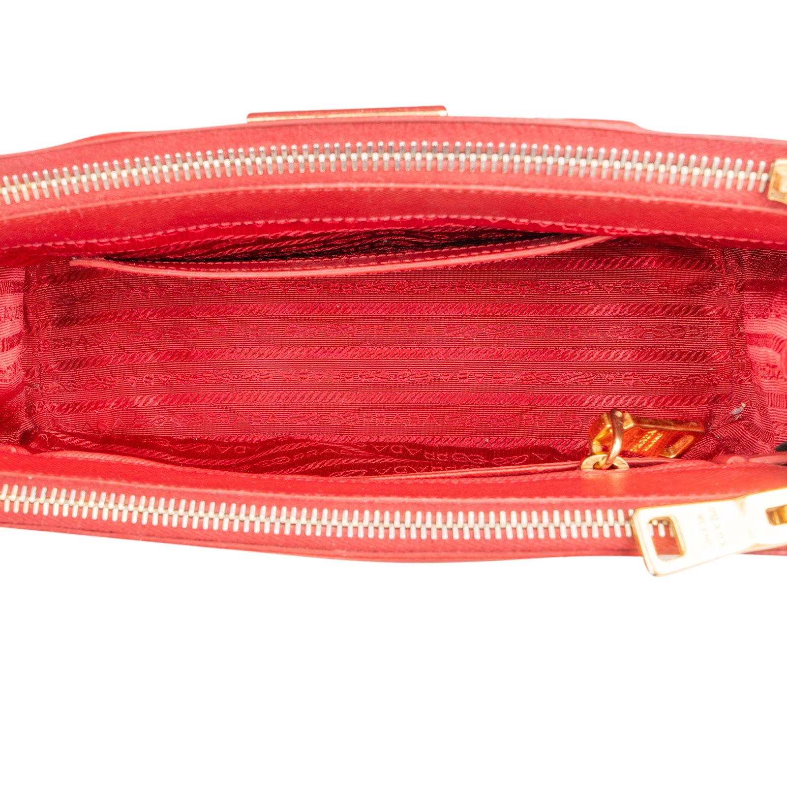 Prada Saffiano Leather Small Galleria Handbag