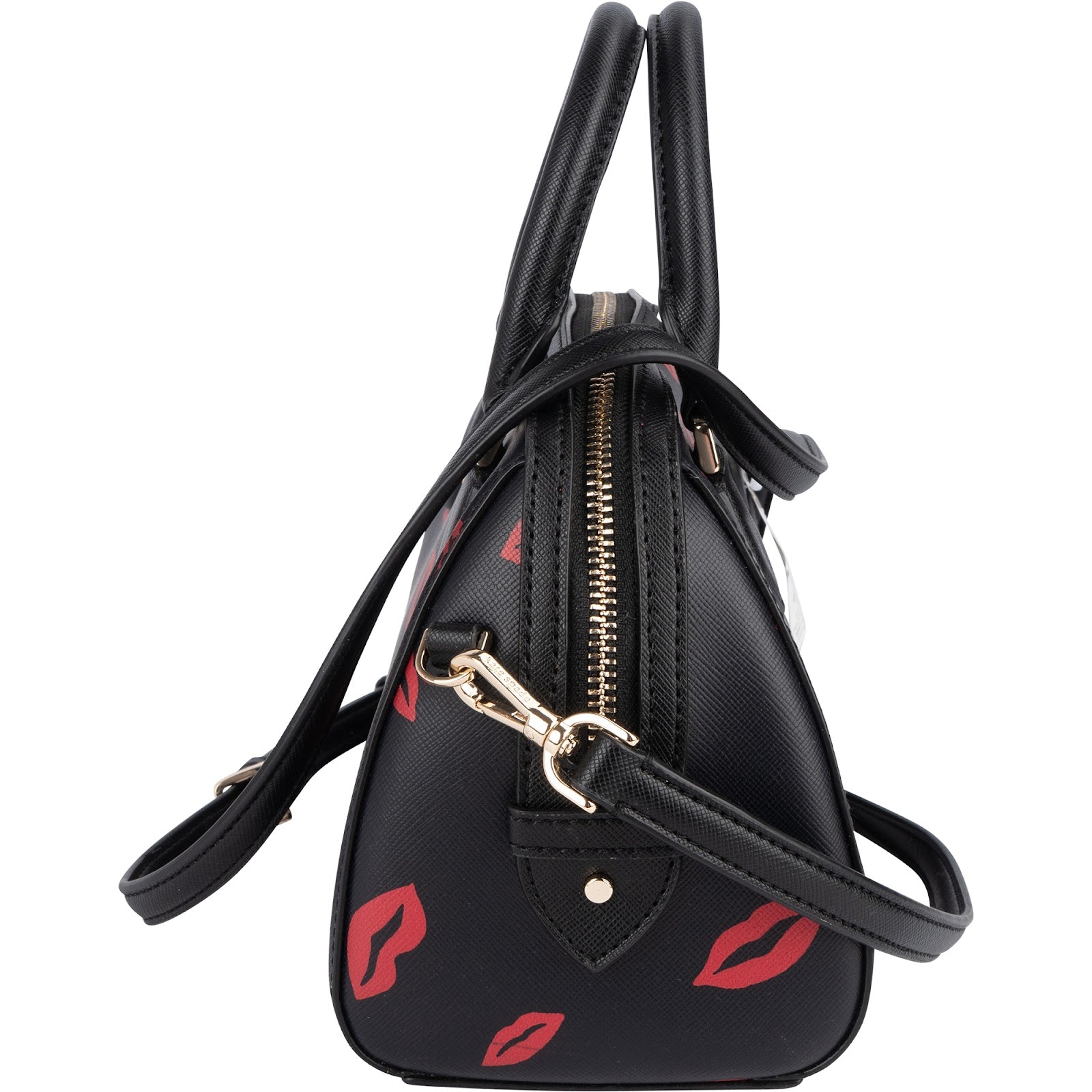 Kate Spade Rowe Mini Satchel Lip Print Handbag