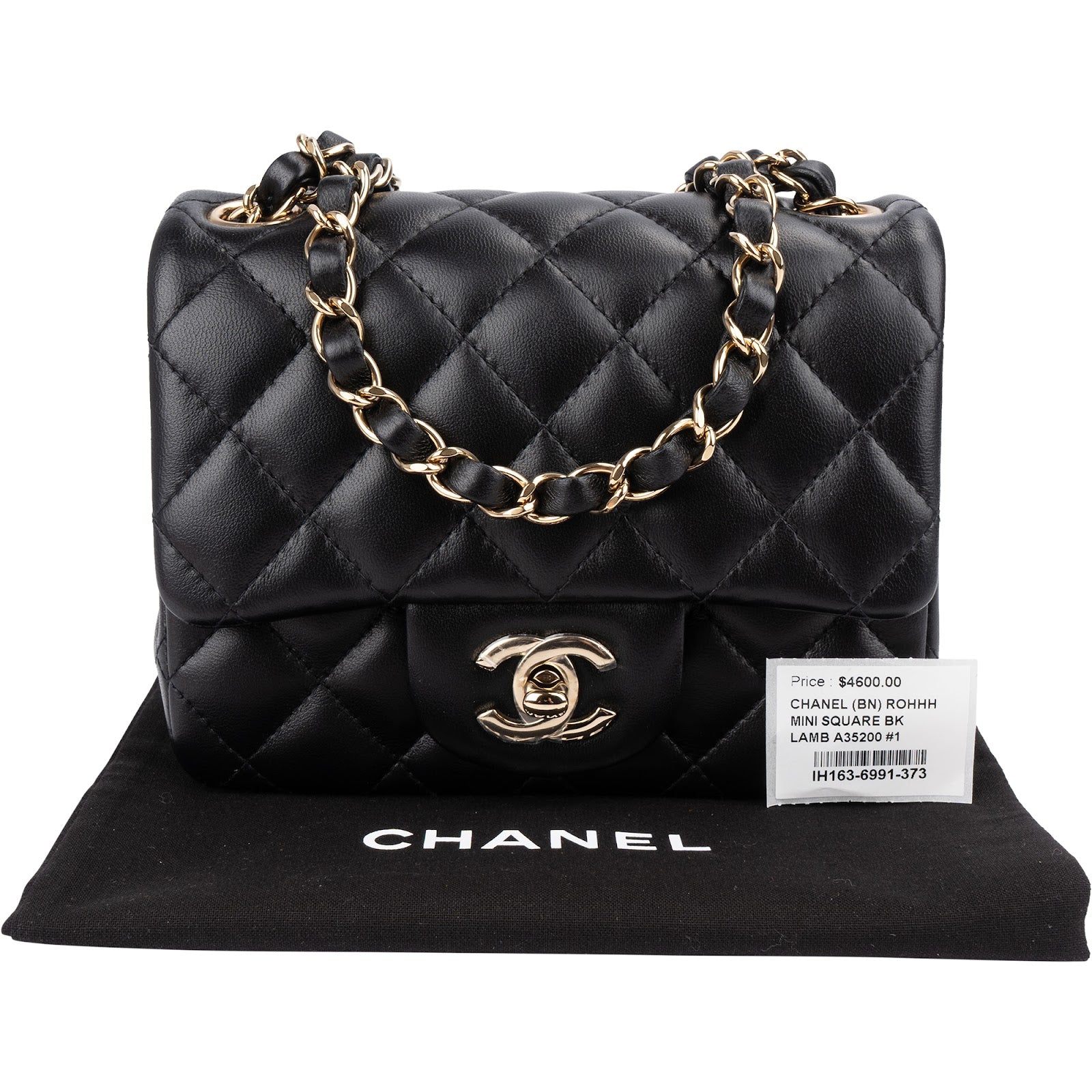 Chanel - Mini Square Single Flap Crossbody Bag