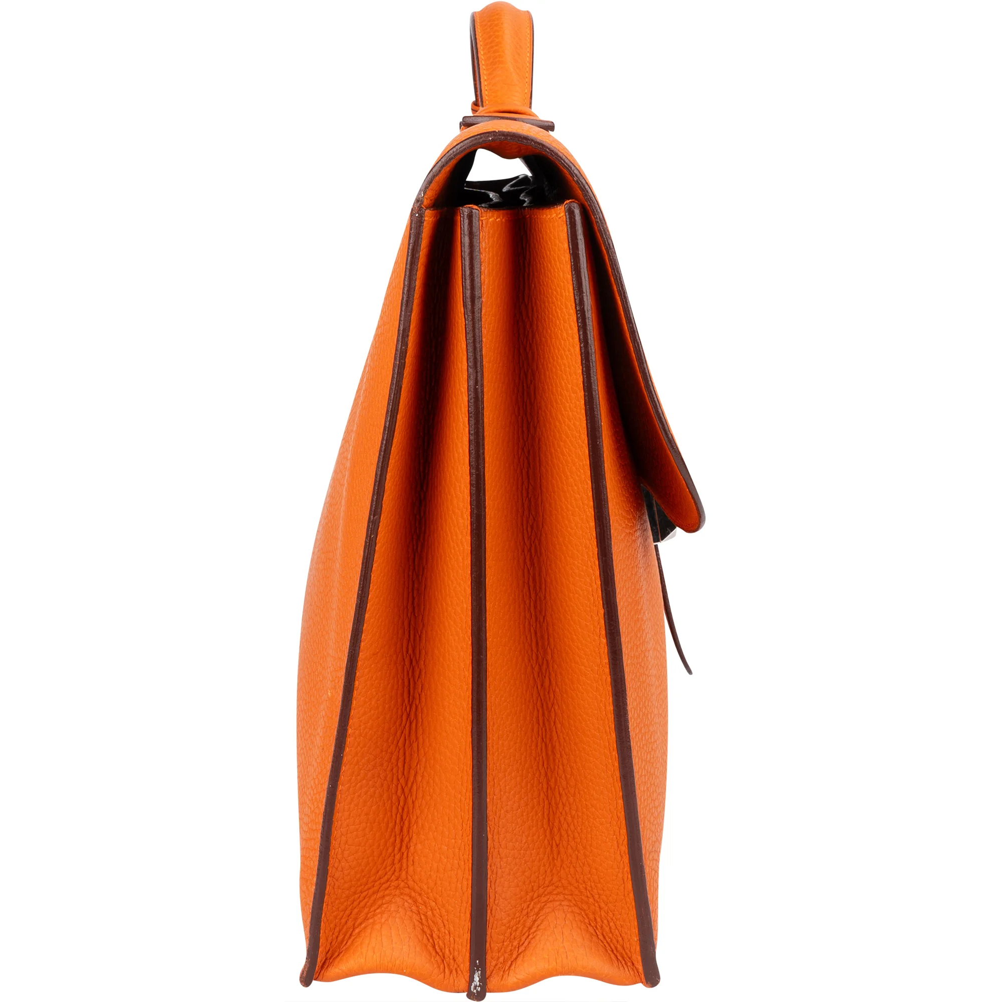 Hermès Orange Togo Leather Sac à Dépêches Business Bag