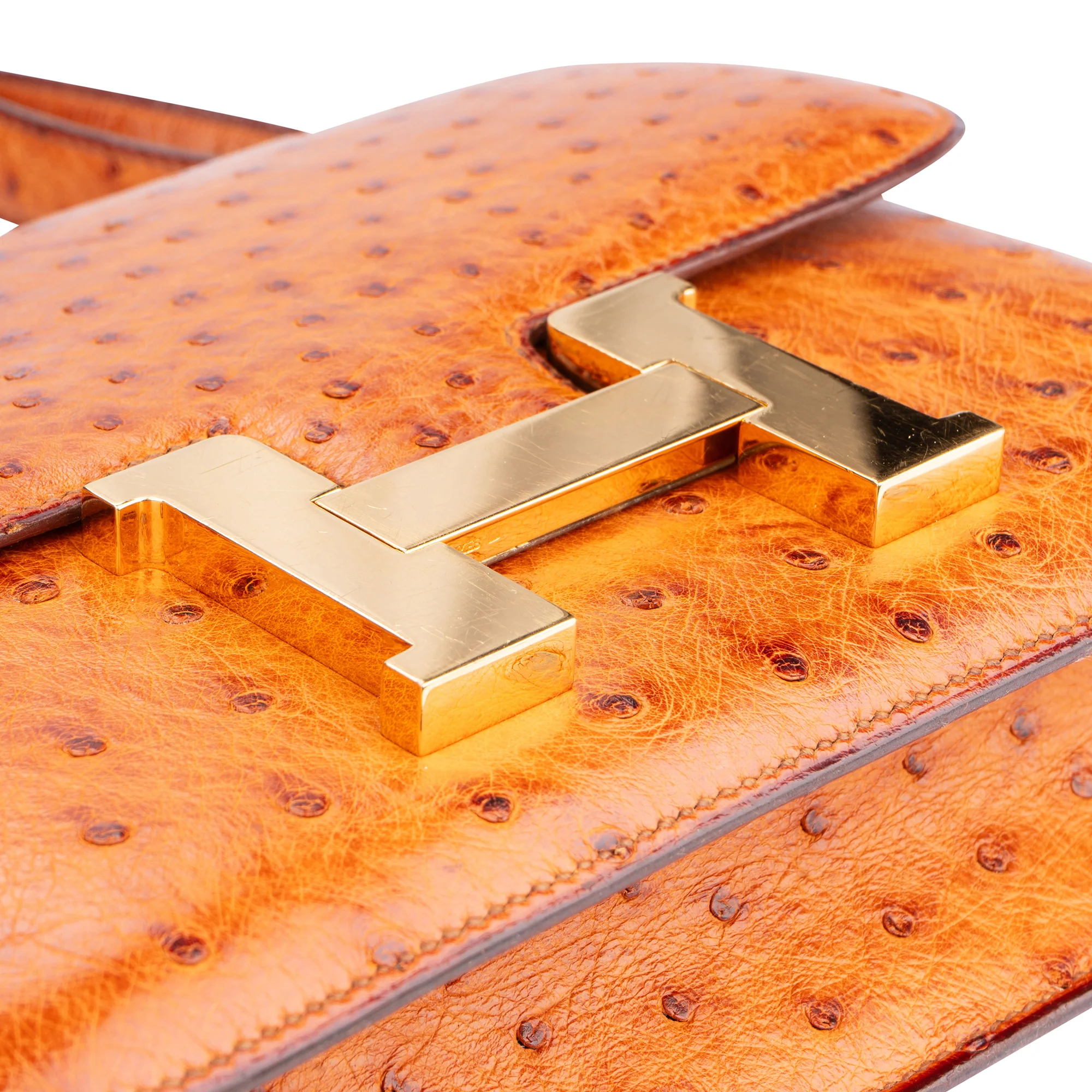 Hermes Ostrich Constance 23 Shoulder Bag