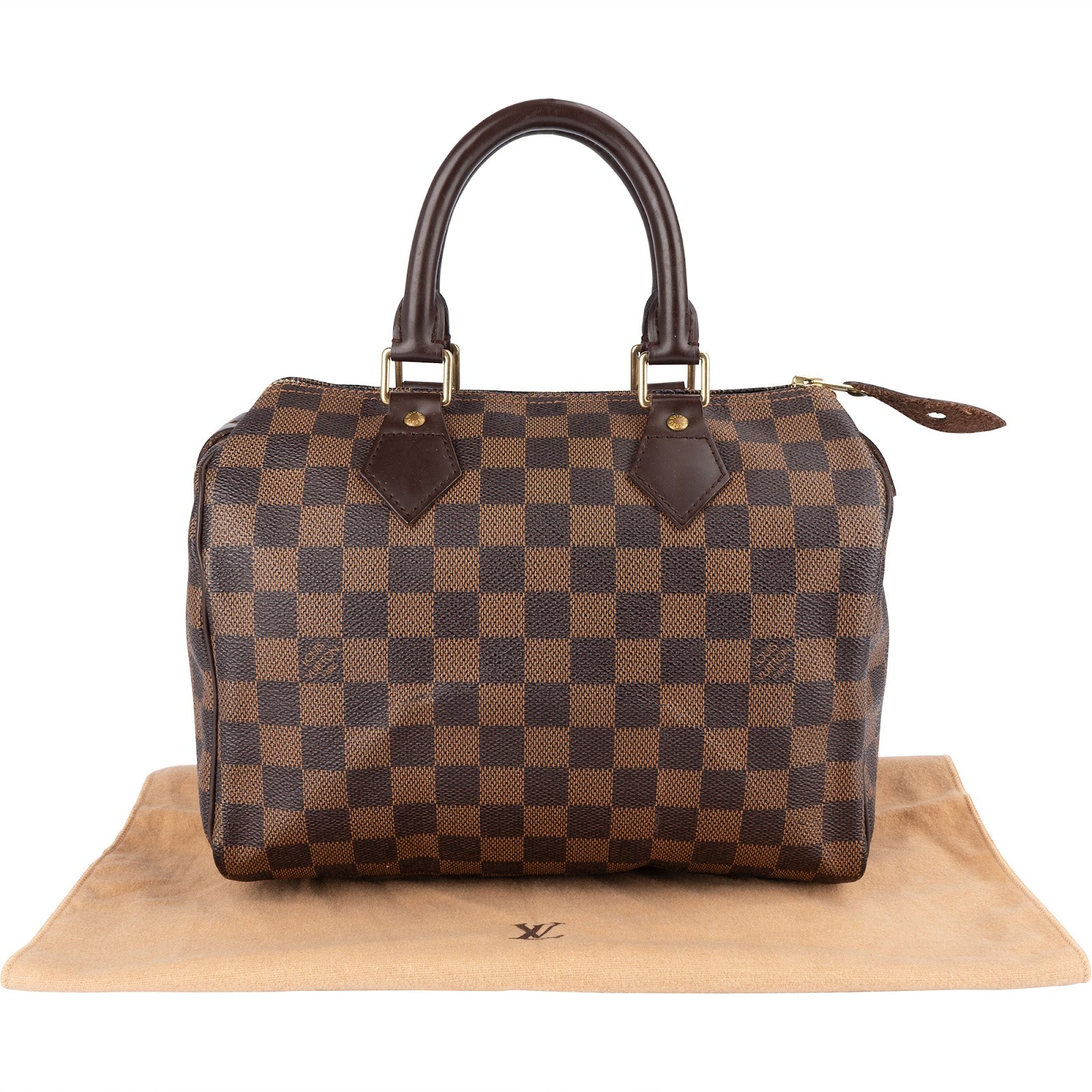 Louis Vuitton Damier Ebene  Speedy 25 Boston Bag