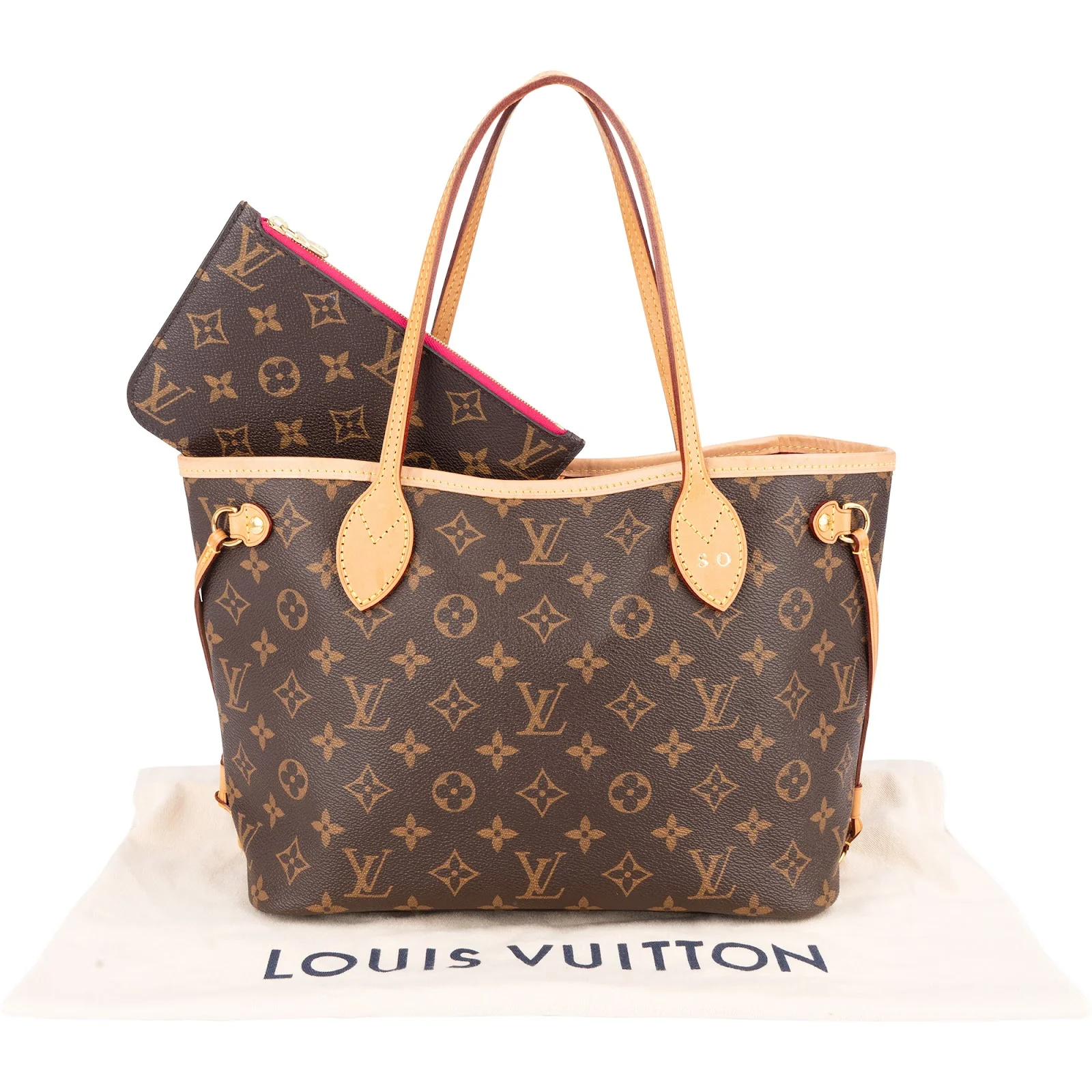 Louis Vuitton Monogram Canvas Neverfull MM Shoulder Bag