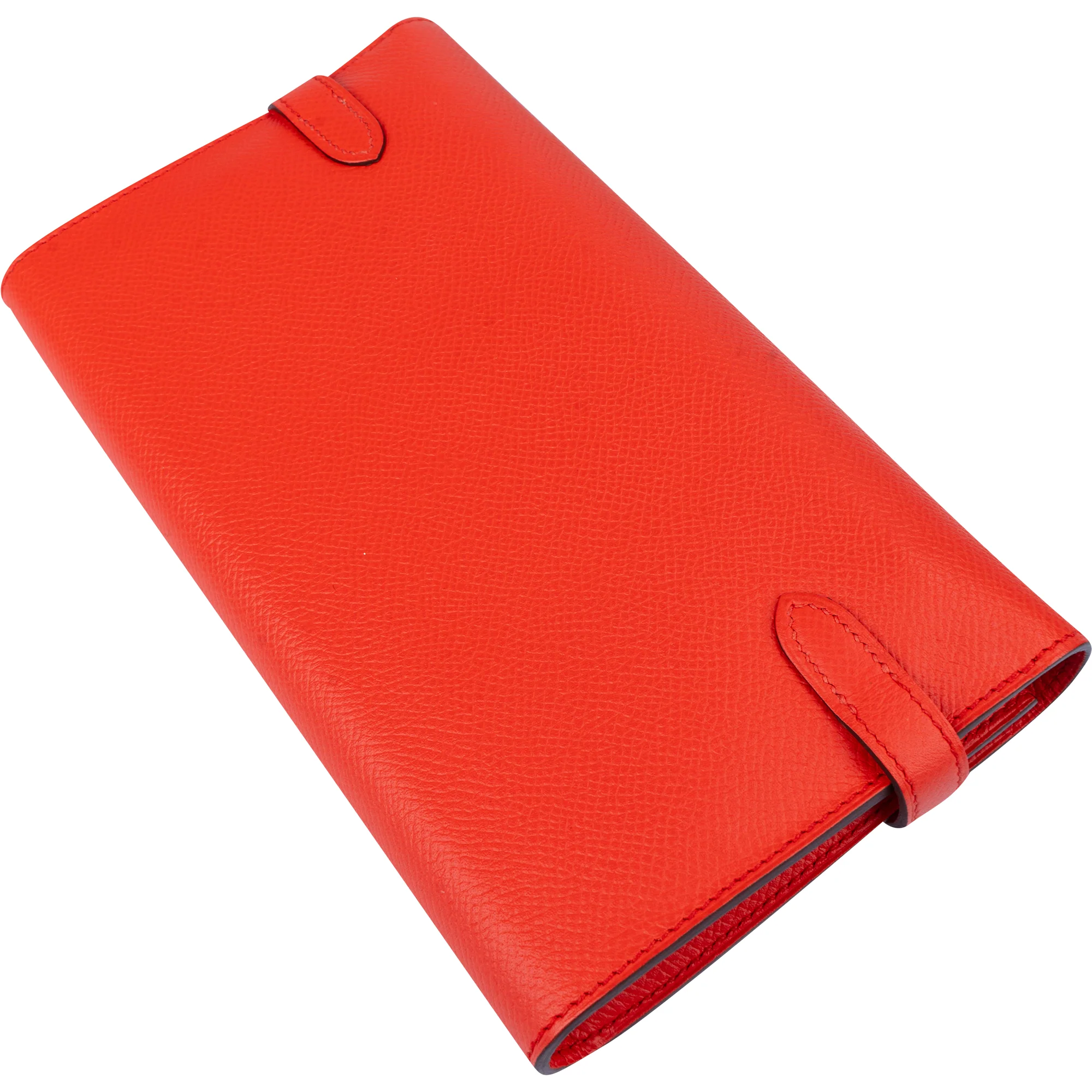 Hermès Orange Epsom Leather Kelly Wallet