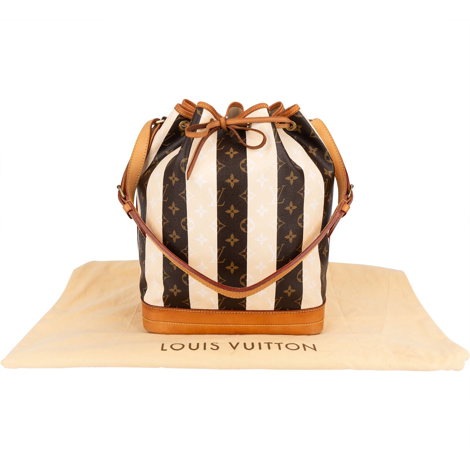 Louis Vuitton Canvas Monogram Limited Rayures Sac Noé Grande Shoulder Bag
