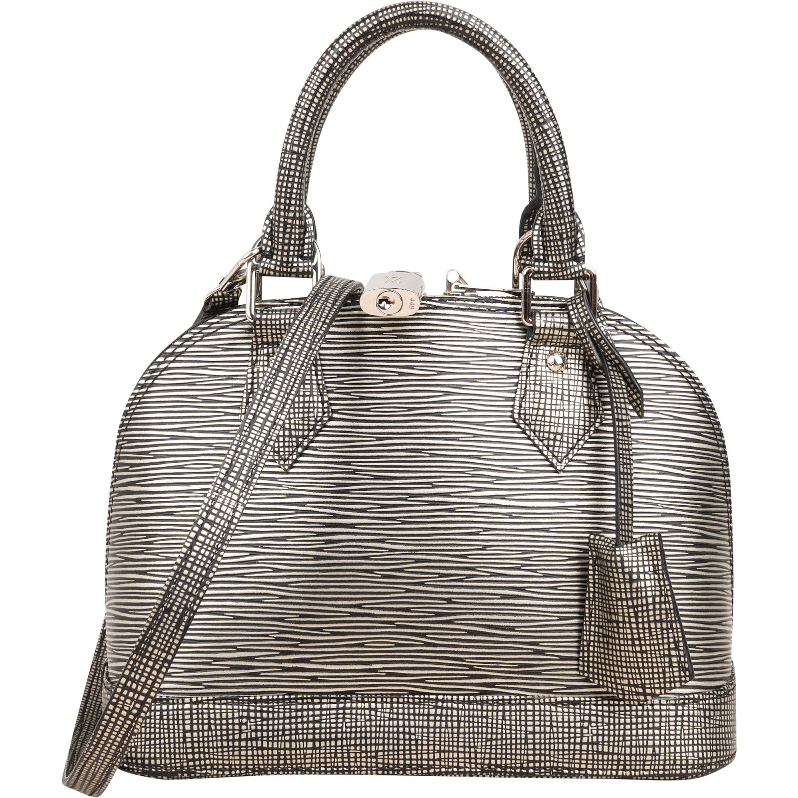 Louis Vuitton Limited Edition Platinum Epi Leather Alma BB Handbag