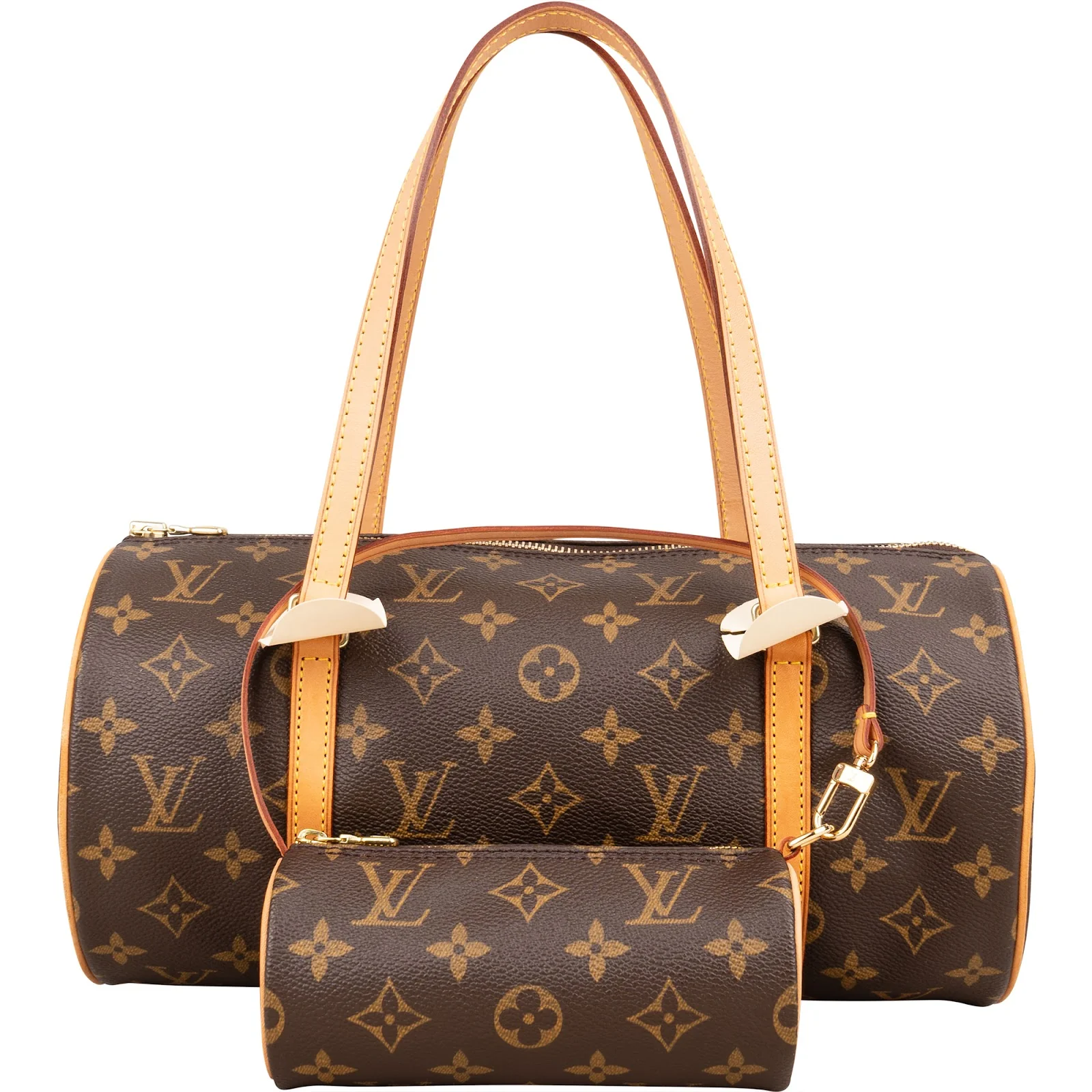Louis Vuitton Monogram Canvas Papillon Set Shoulder Bag