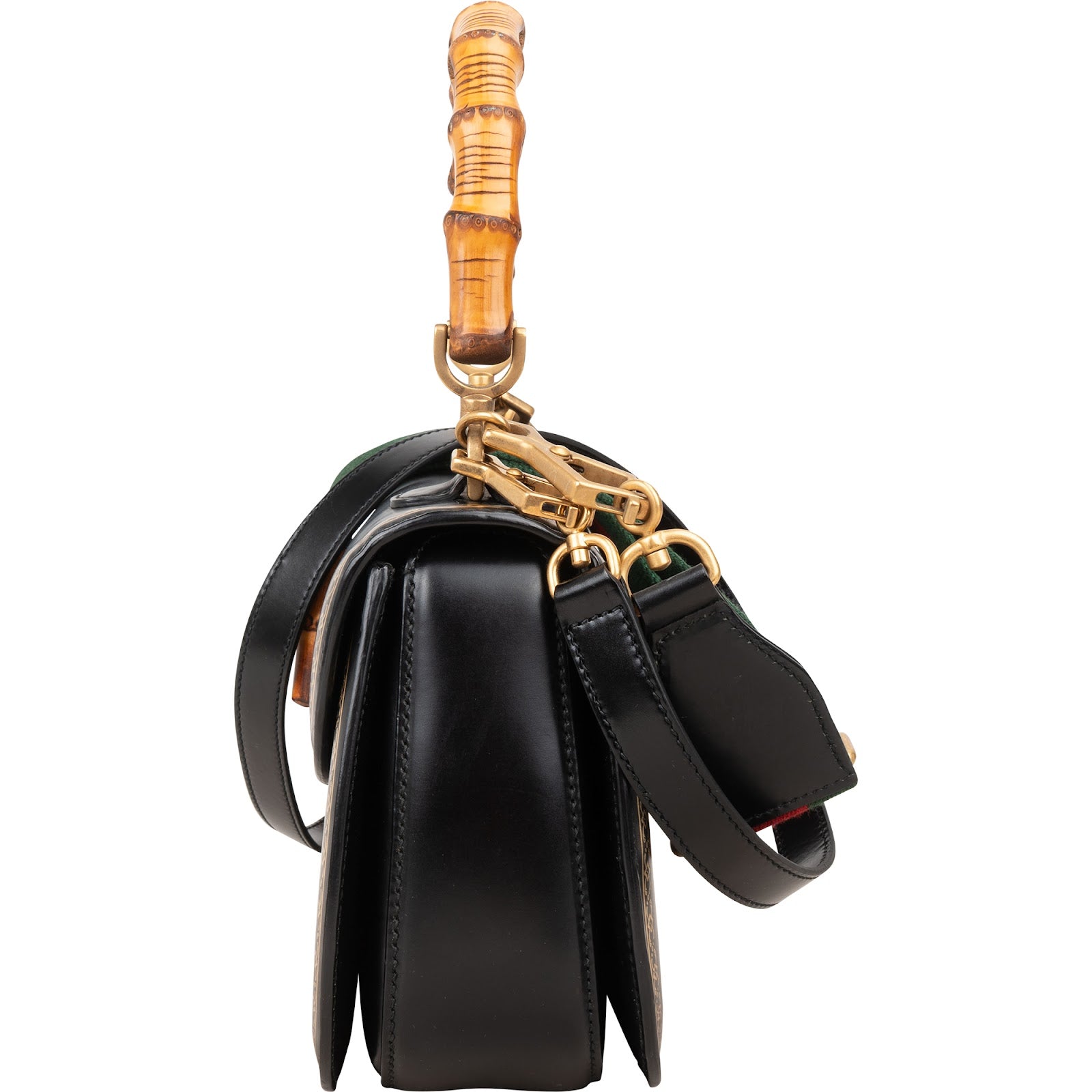 Gucci - 1947 Bamboo Top Handle Crossbody Bag
