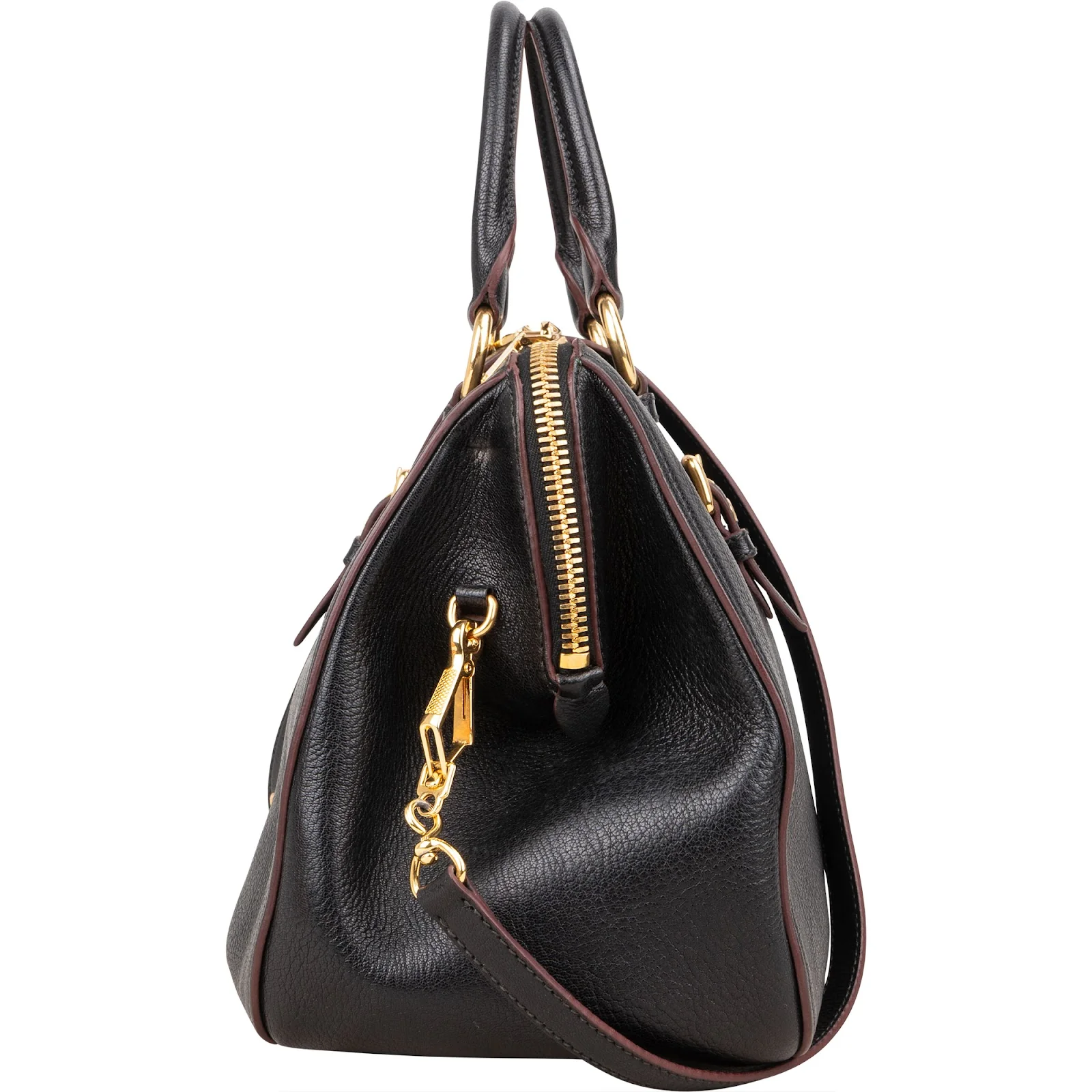 Miu Miu Madras Leather Dome Handbag