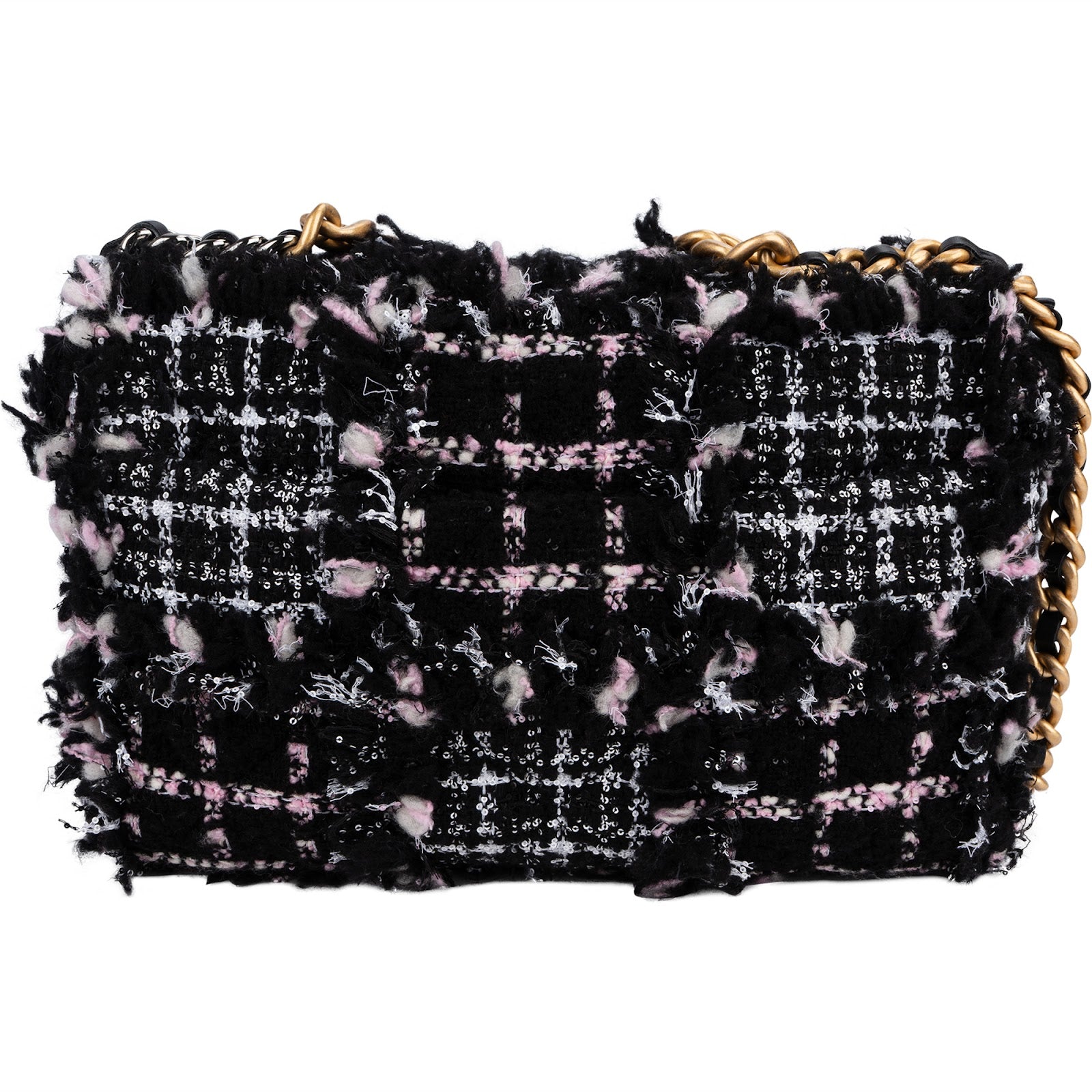 Chanel 19 Tweed Single Flap Crossbody Bag