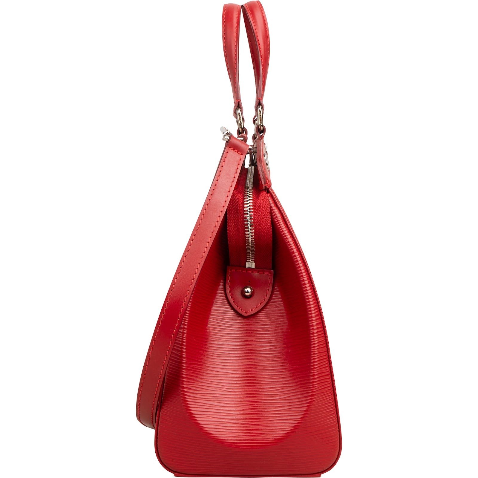 Louis Vuitton Red Epi Leather Brea MM Handbag