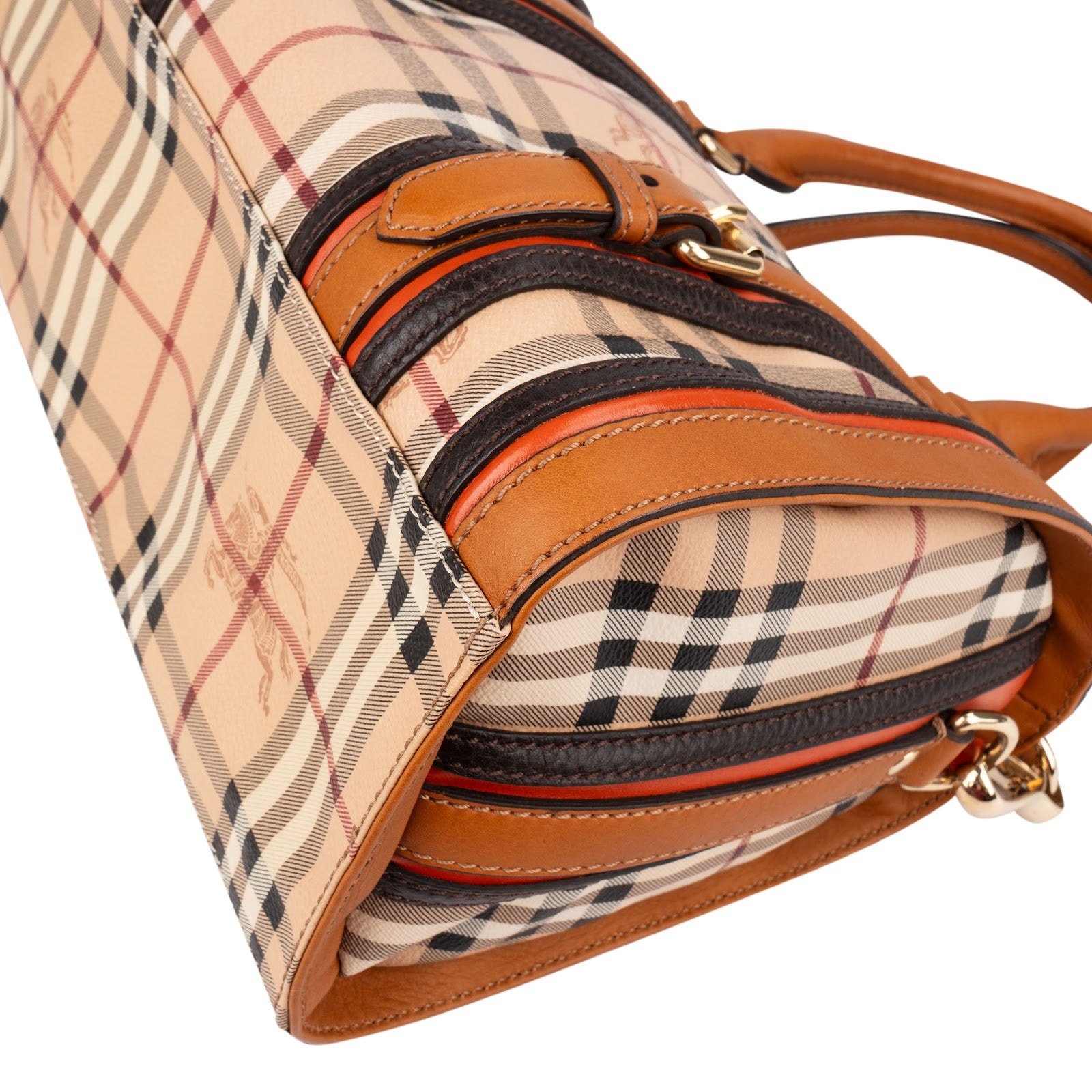 Burberry Nova-Checl Small Alchester Bowling Handbag