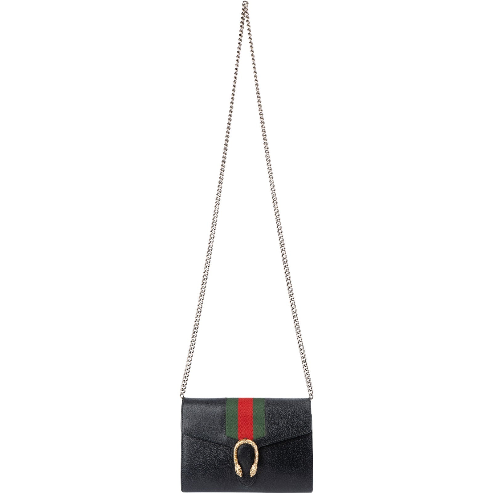 Gucci – Dionysus Web Stripe Wallet on Chain