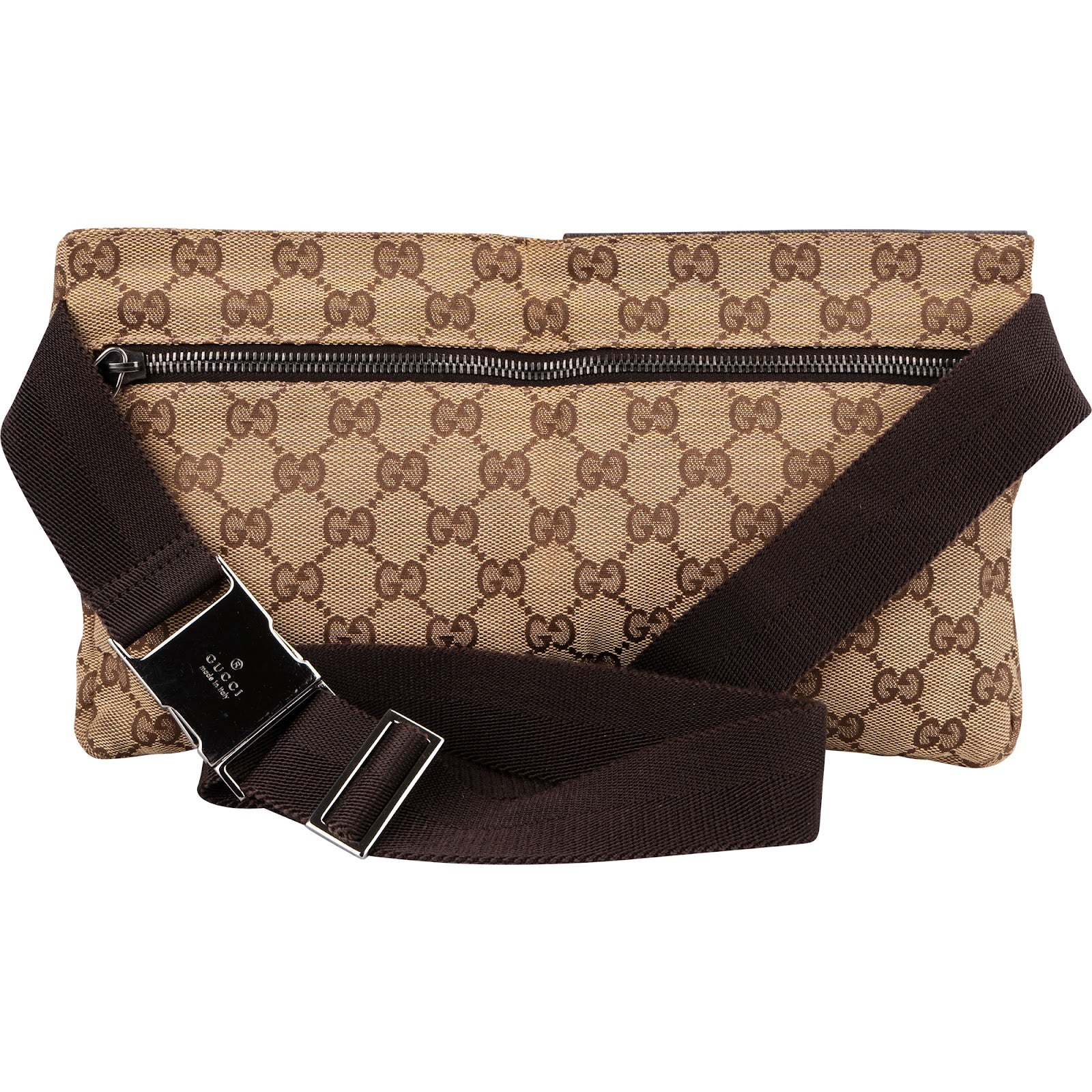 Gucci Monogram GG Belt Crossbody Bag