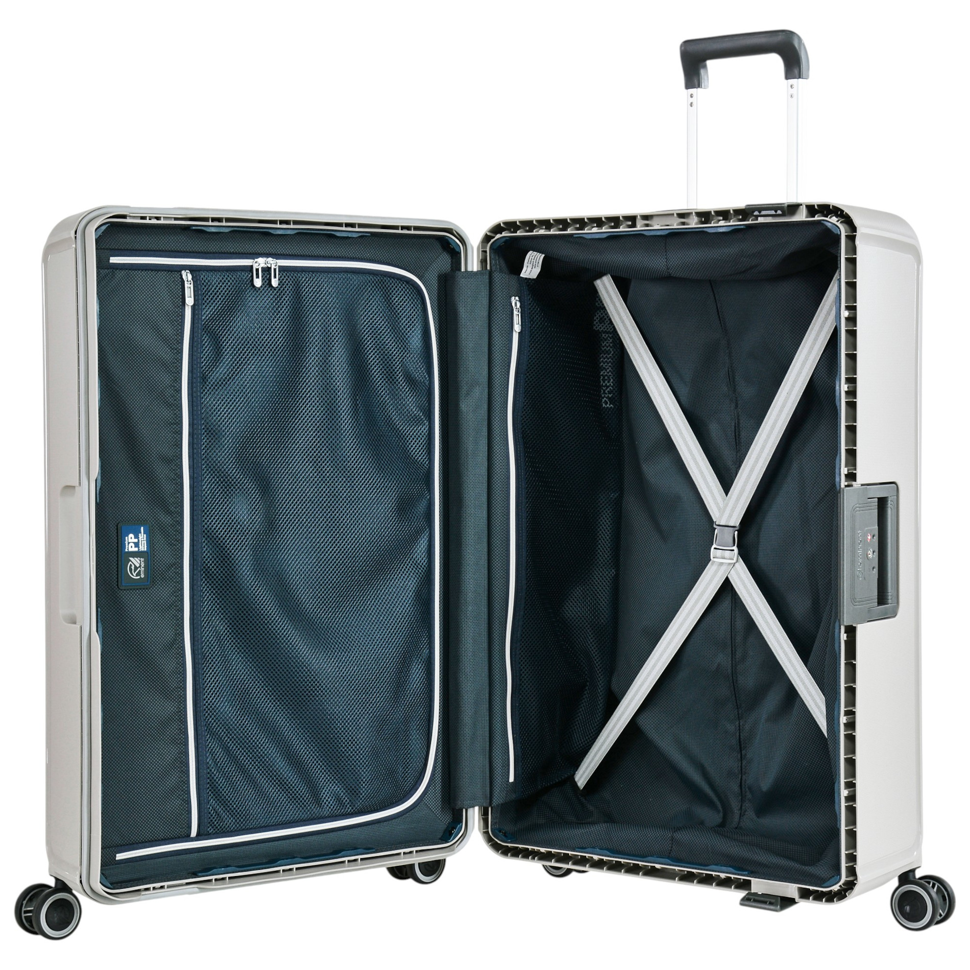 VERTICA Trolley L (76 cm) - hellgrau