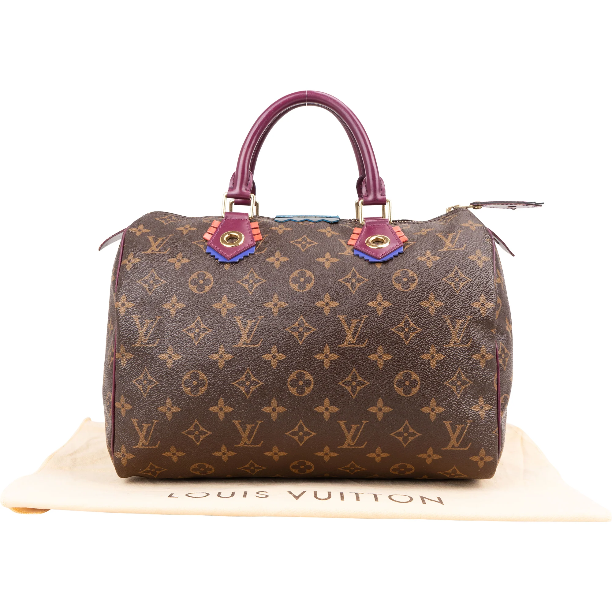 Louis Vuitton Monogram Canvas Speedy 30 Totem Boston Bag