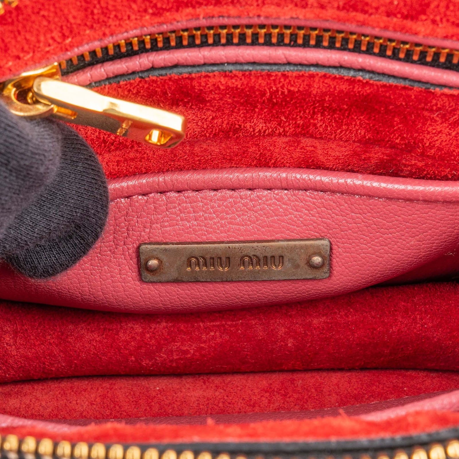 Miu Miu - Double Zip Crossbody Bag