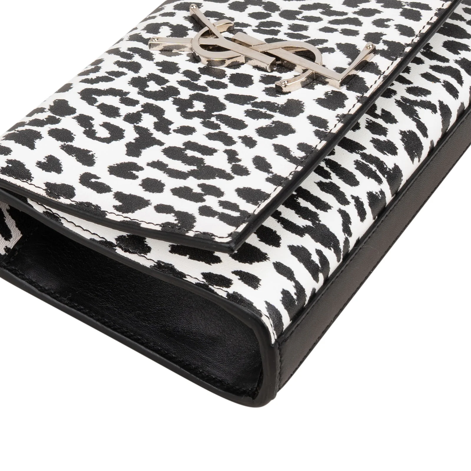 Saint Laurent Leopard Print Mini Kate Crossbody Bag