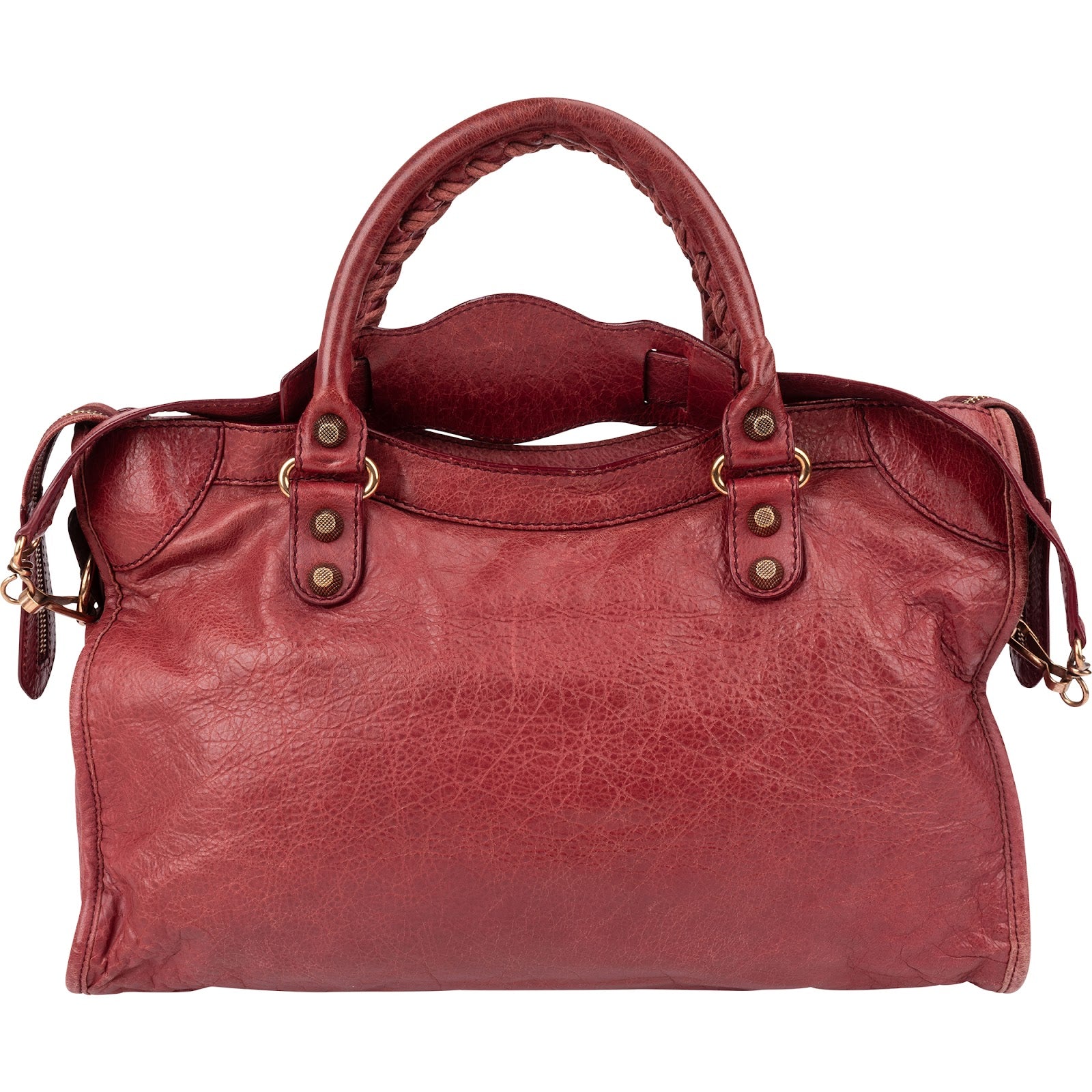 Balenciaga Pink Leather Classic City Handbag