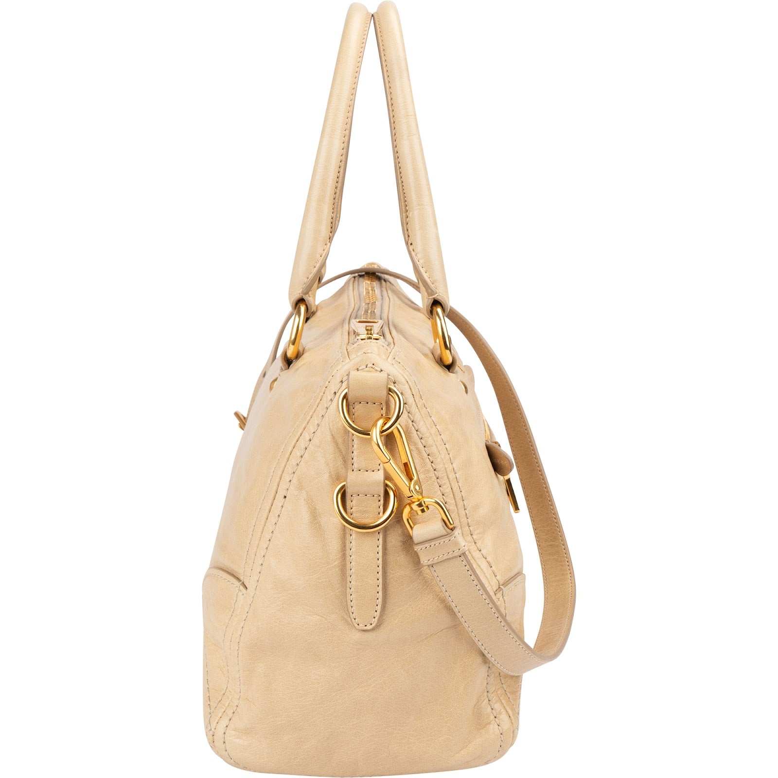 Prada – Vitello Shine Bauletto Handtasche