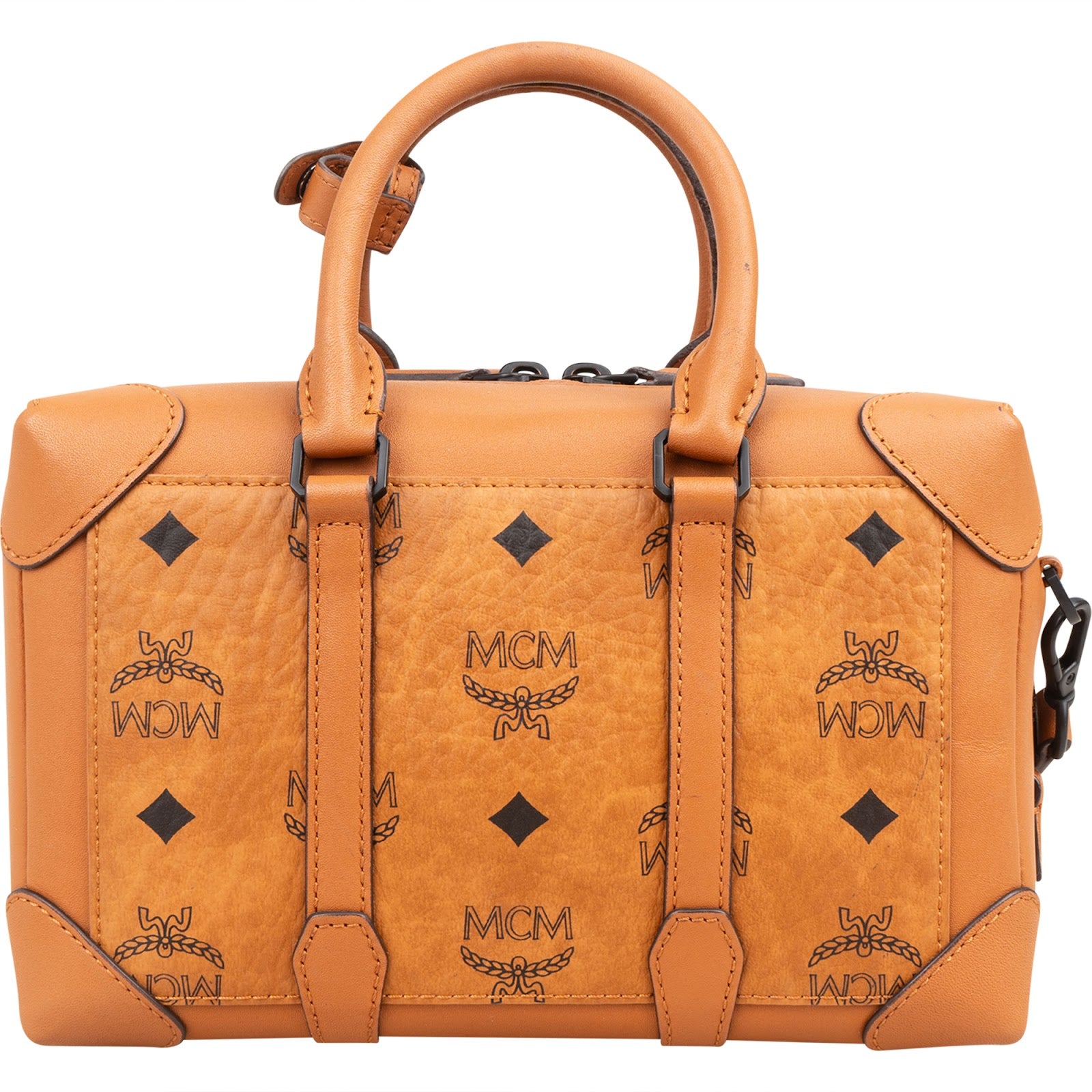 MCM Monogram Visetos Berlin Handbag