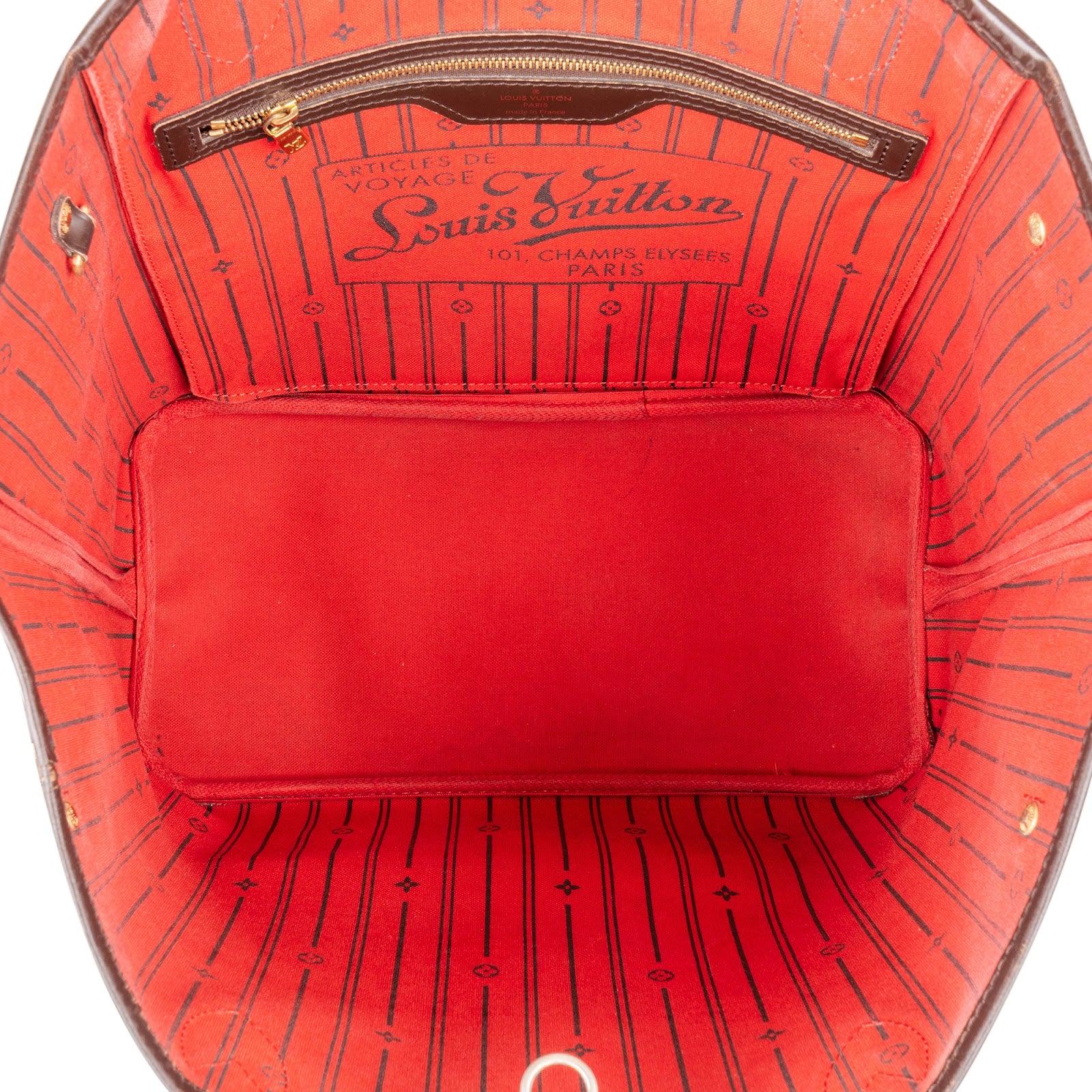 Louis Vuitton Monogram Damier Ebene Neverfull MM Shopper