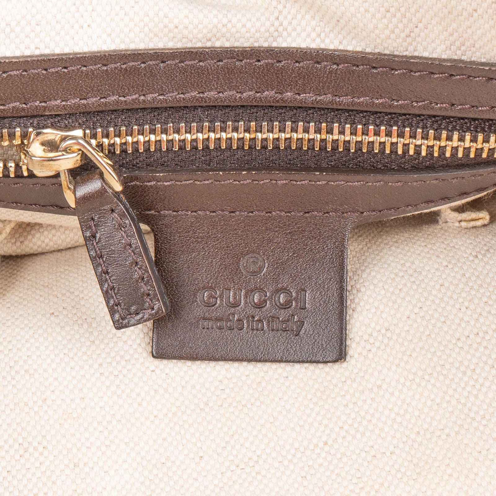 Gucci - GG Canvas Web Boston Bag