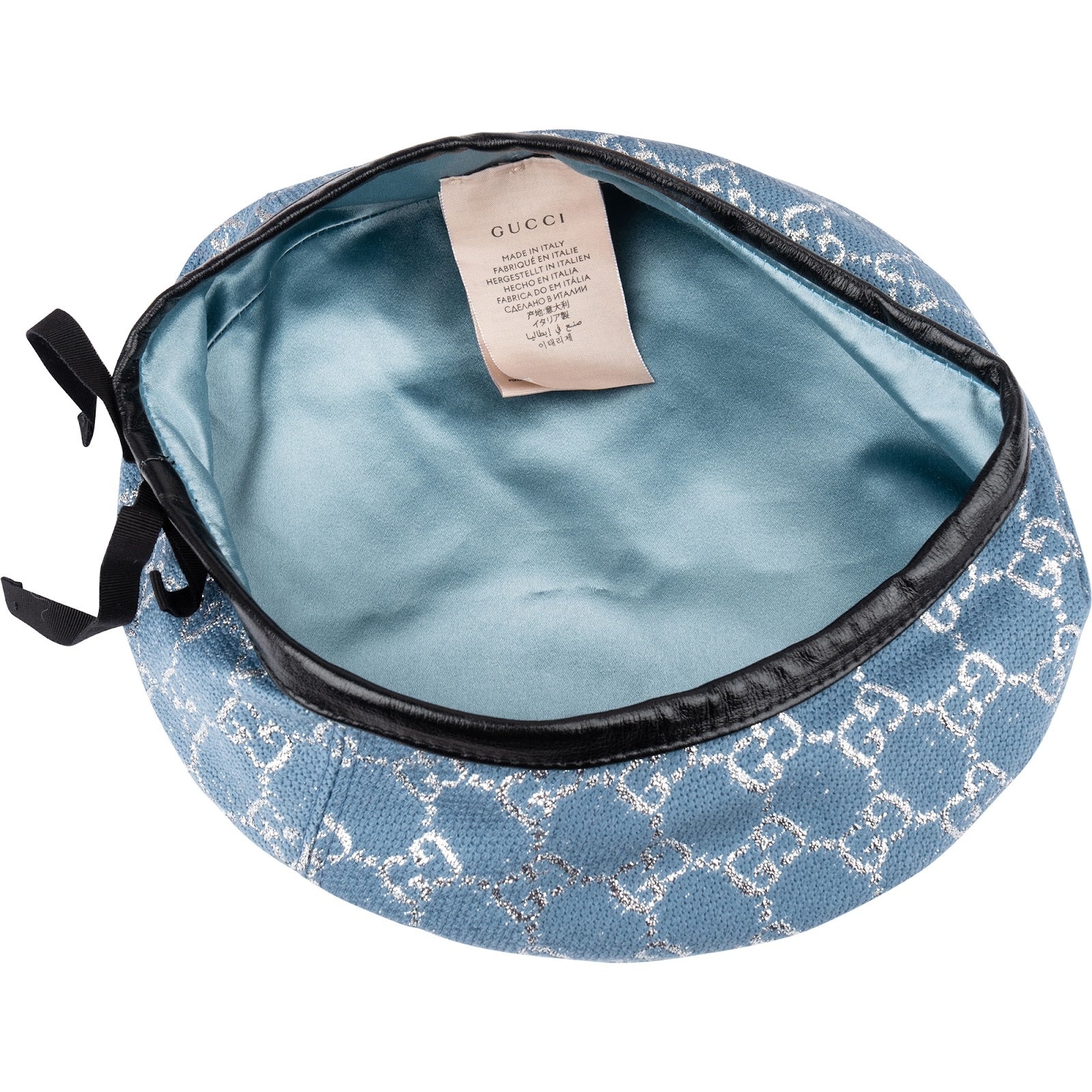 Gucci - Monogram GG Lame Beret