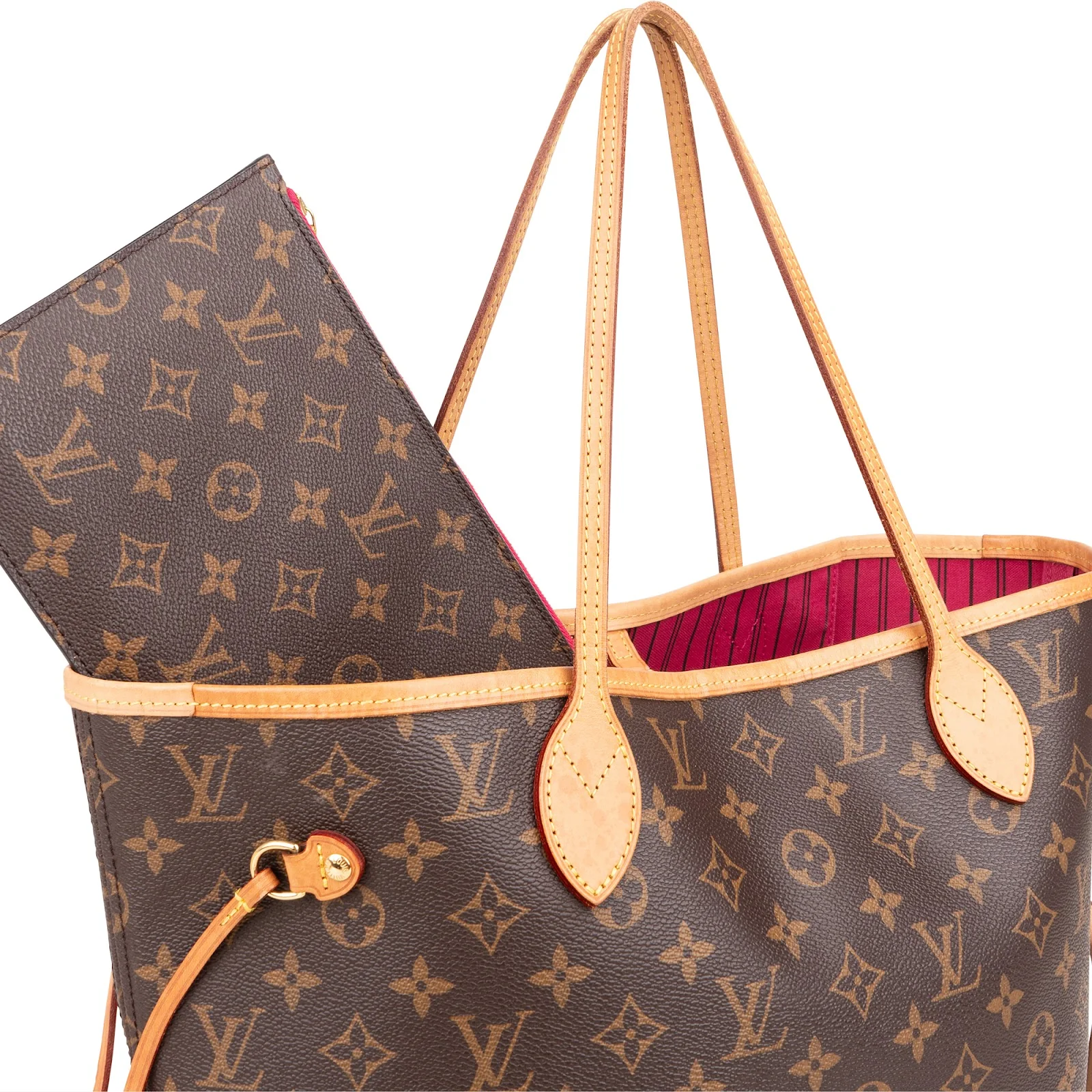 Louis Vuitton Monogram Canvas Neverfull MM Shoulder Bag