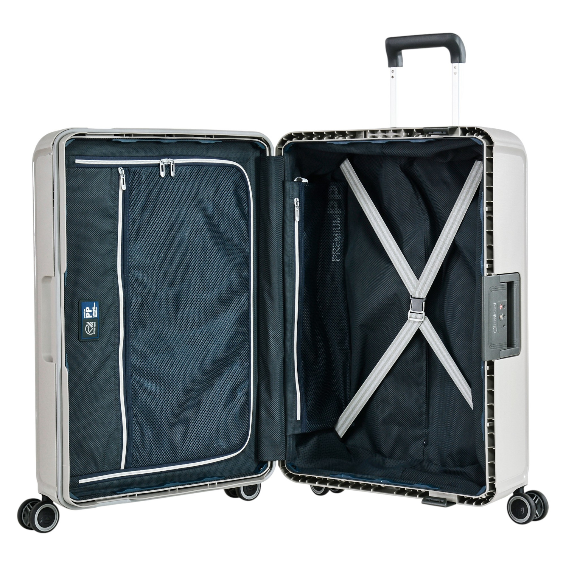 VERTICA Trolley M (68 cm) - hellgrau